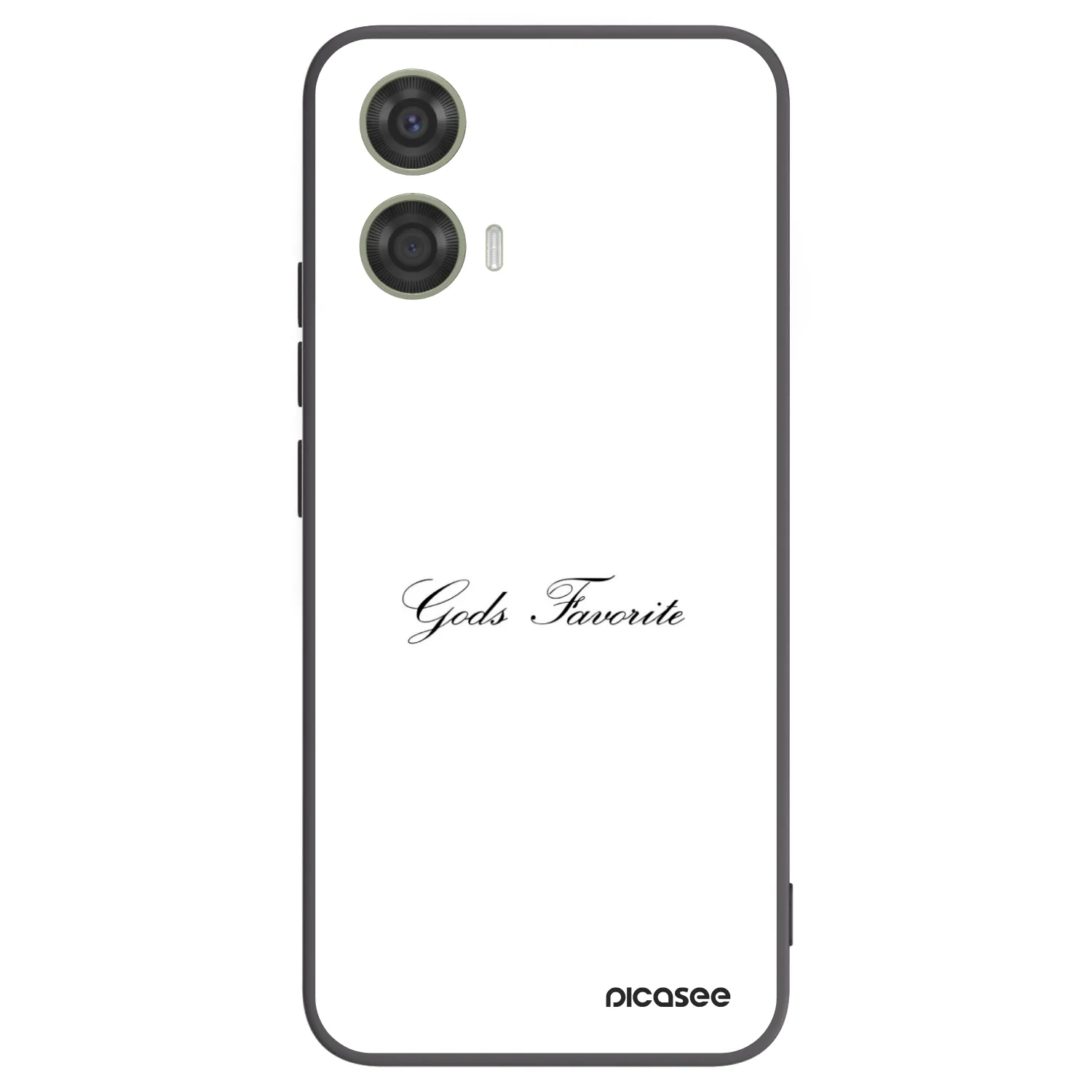 Picasee silikonowe czarne etui na Motorola Moto G24 - Gods Favorite