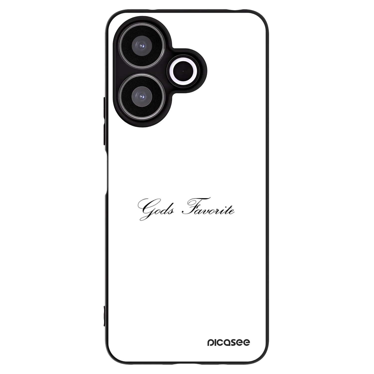 Picasee silikonowe czarne etui na Xiaomi Redmi 13 4G - Gods Favorite