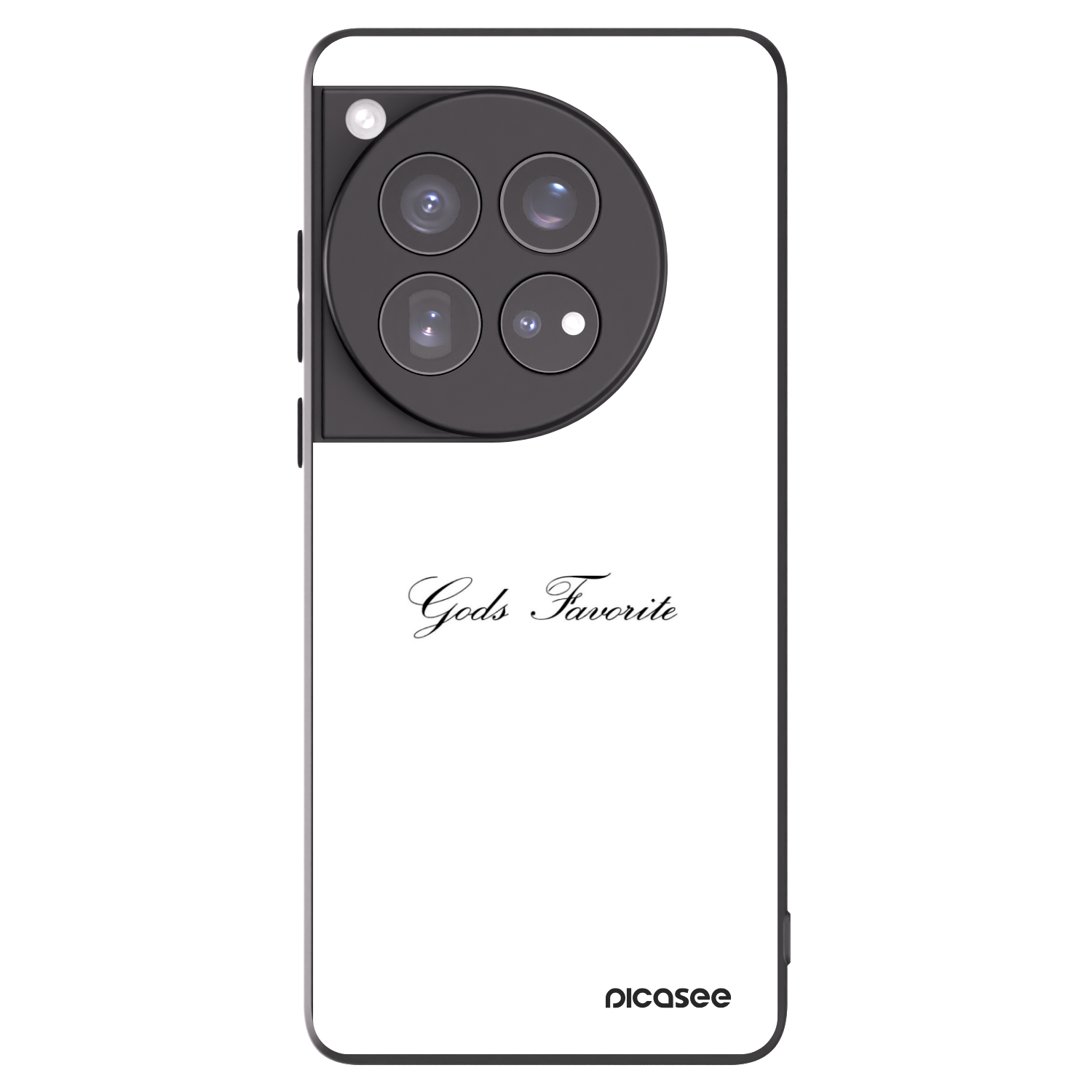 Picasee silikonowe czarne etui na OnePlus 12 5G - Gods Favorite