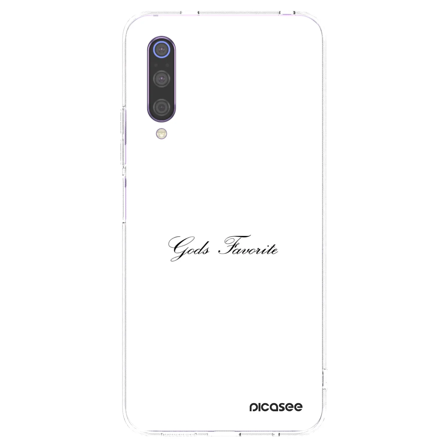 Picasee silikonowe przeźroczyste etui na Xiaomi Mi 9 - Gods Favorite