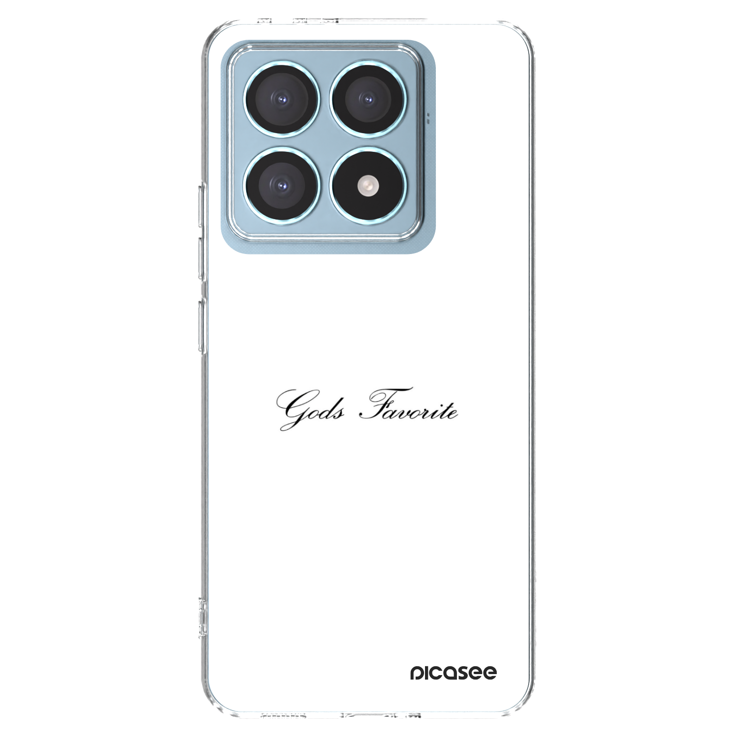 Picasee silikonowe przeźroczyste etui na Xiaomi 14T Pro - Gods Favorite