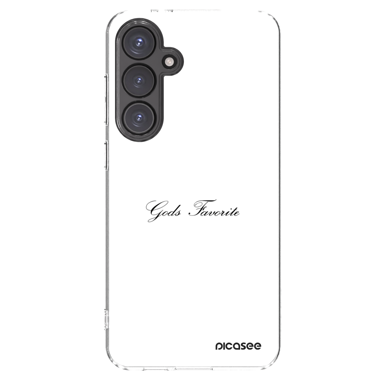 Picasee silikonowe przeźroczyste etui na Samsung Galaxy S24 FE S721B - Gods Favorite
