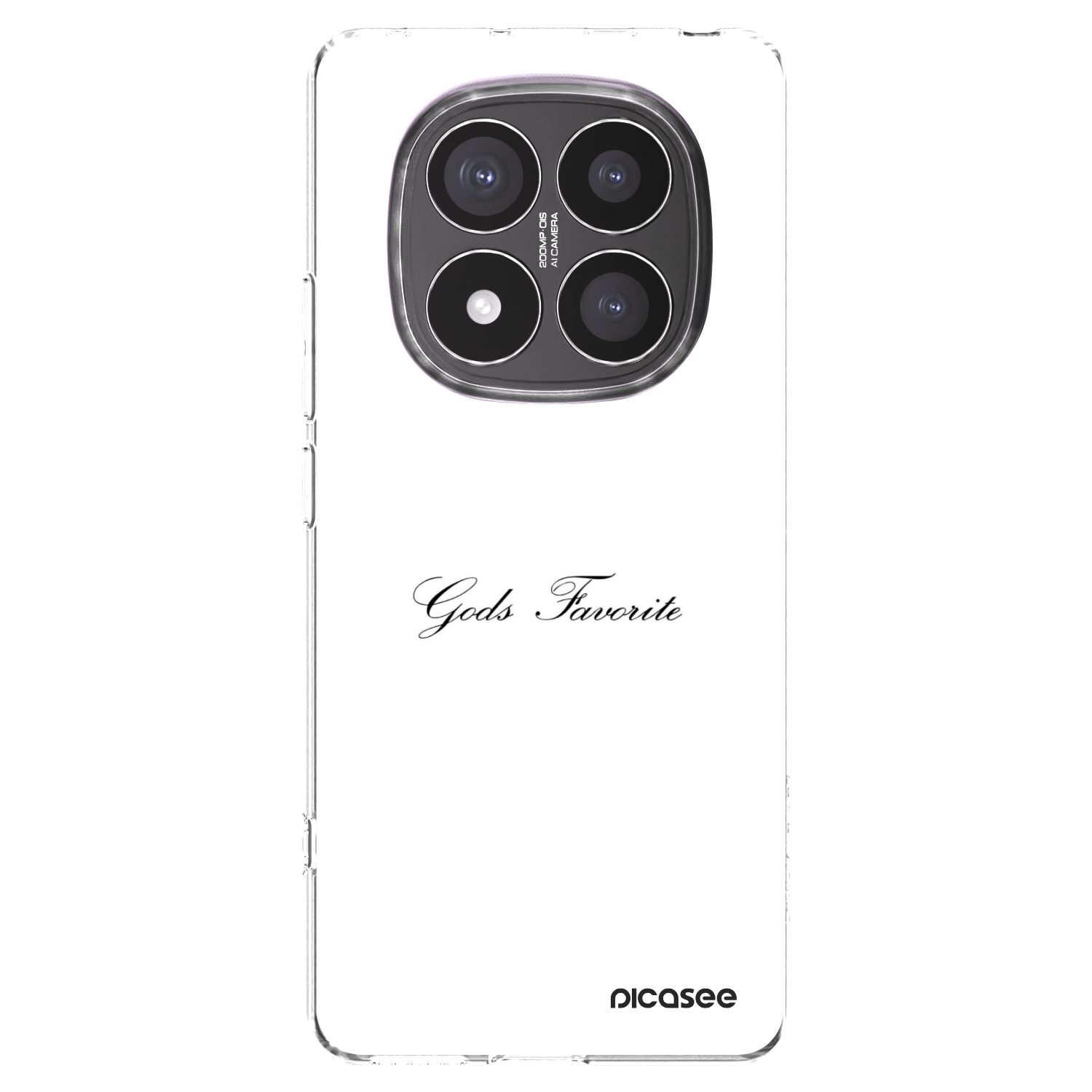 Picasee silikonowe przeźroczyste etui na Xiaomi Redmi Note 14 Pro+ 5G - Gods Favorite