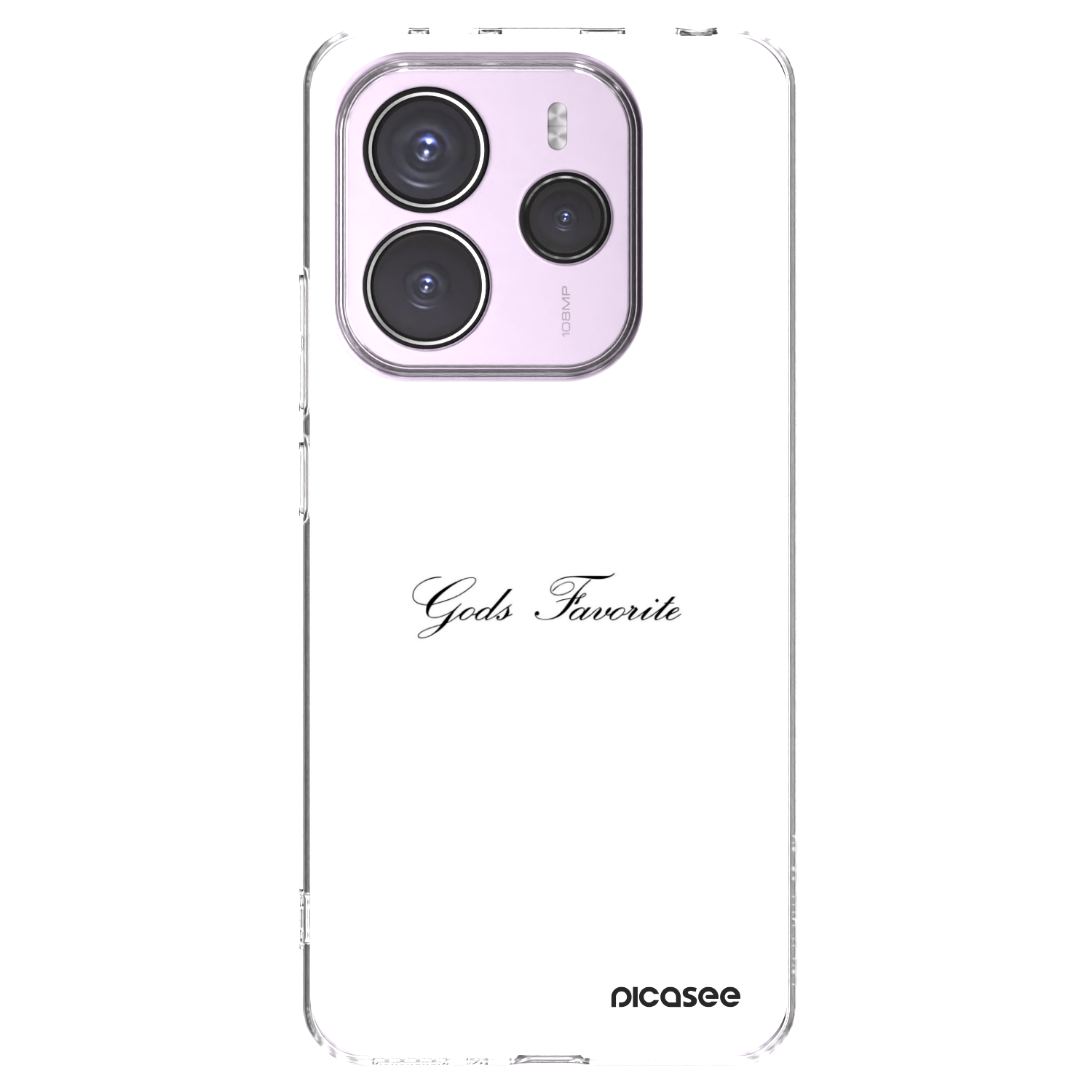 Picasee silikonowe przeźroczyste etui na Xiaomi Redmi Note 14 5G - Gods Favorite
