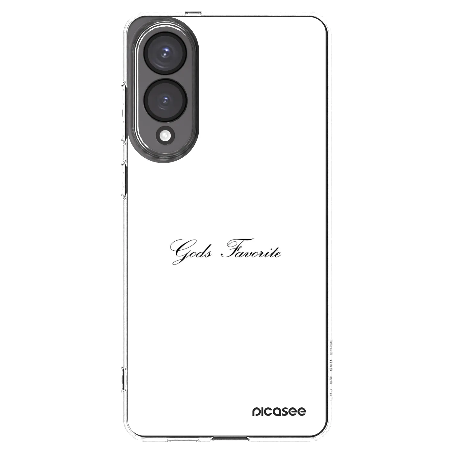 Picasee silikonowe przeźroczyste etui na Samsung Galaxy S25 Edge 5G - Gods Favorite
