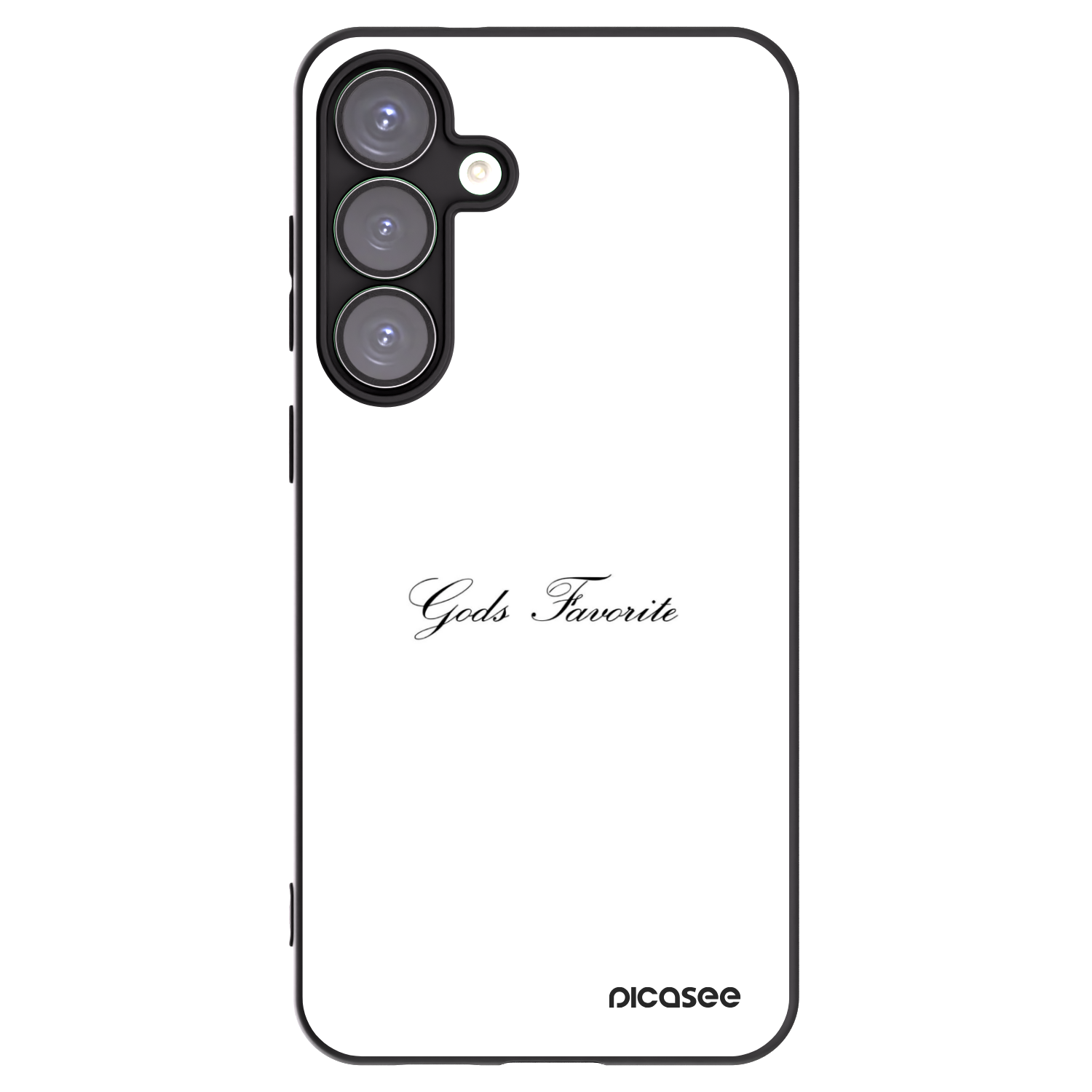 Picasee silikonowe czarne etui na Samsung Galaxy S25+ 5G - Gods Favorite