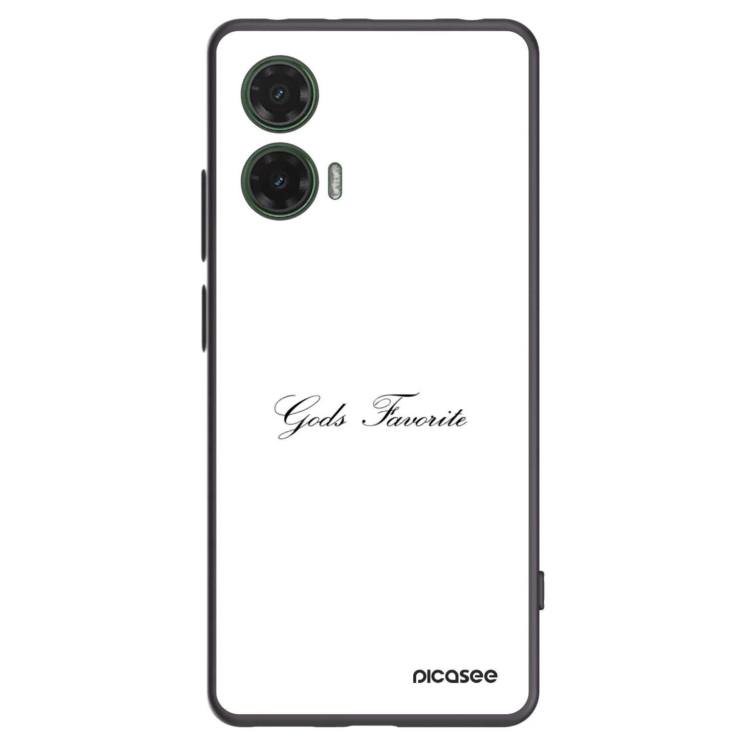 Picasee silikonowe czarne etui na Motorola Moto G35 5G - Gods Favorite
