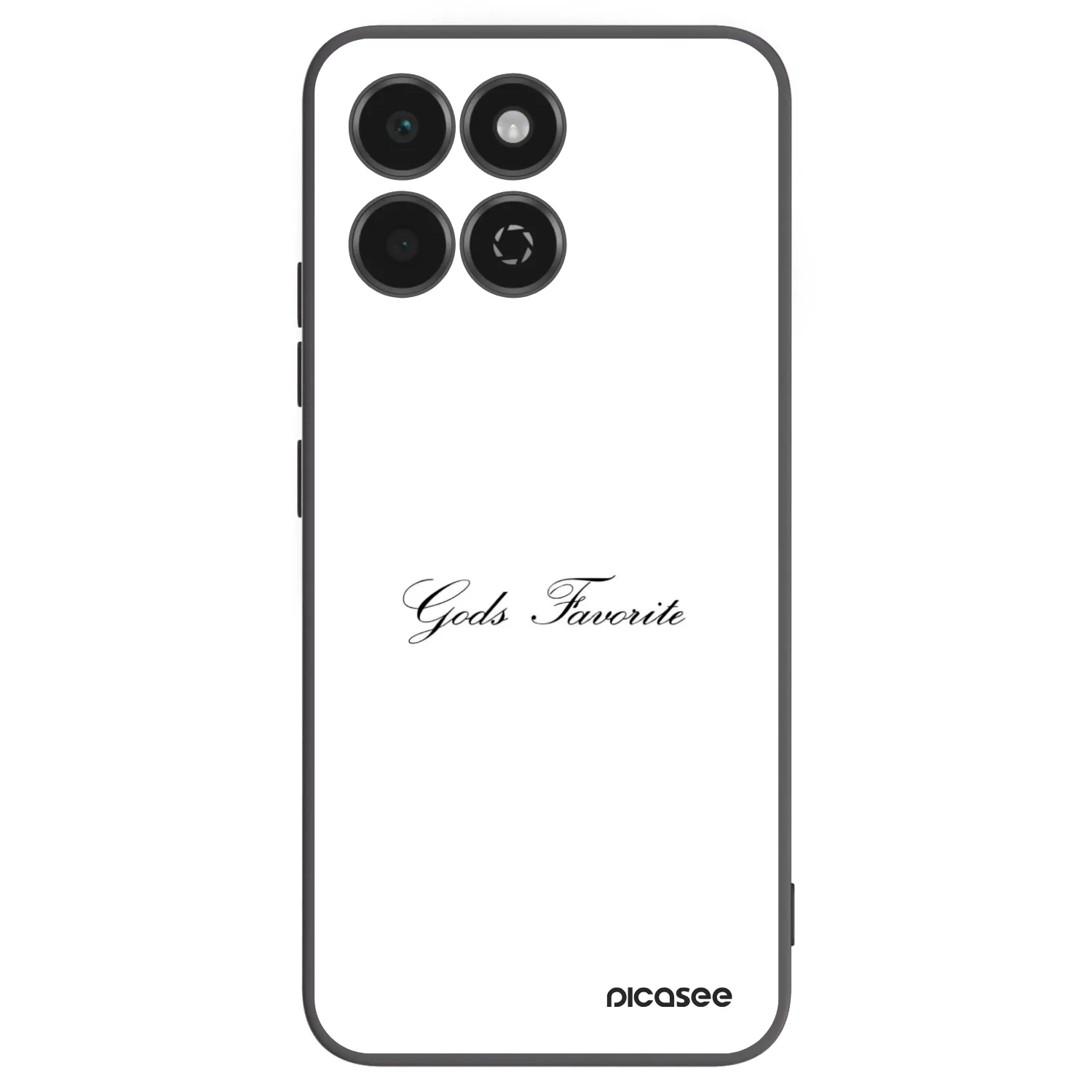 Picasee silikonowe czarne etui na Honor 200 Smart 5G - Gods Favorite