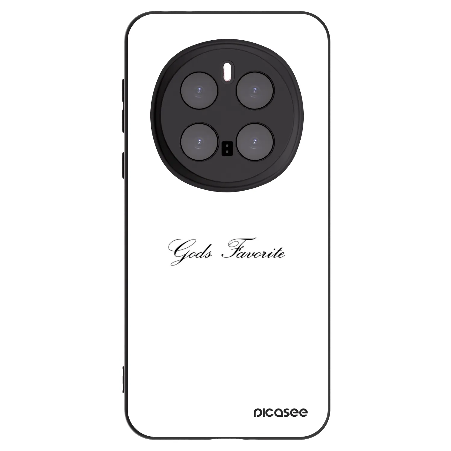 Picasee silikonowe czarne etui na Honor Magic7 Pro 5G - Gods Favorite