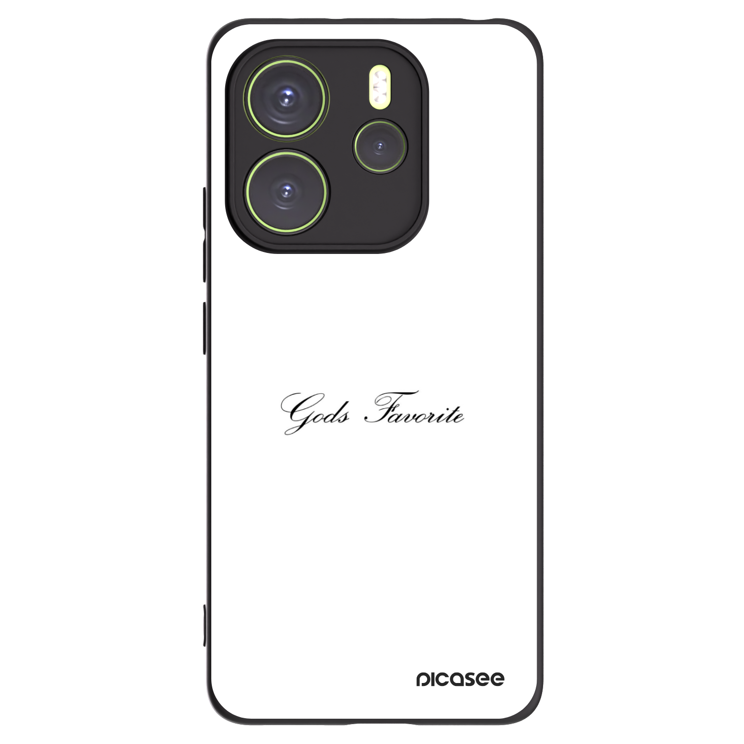 Picasee silikonowe czarne etui na Xiaomi Redmi Note 14 4G - Gods Favorite
