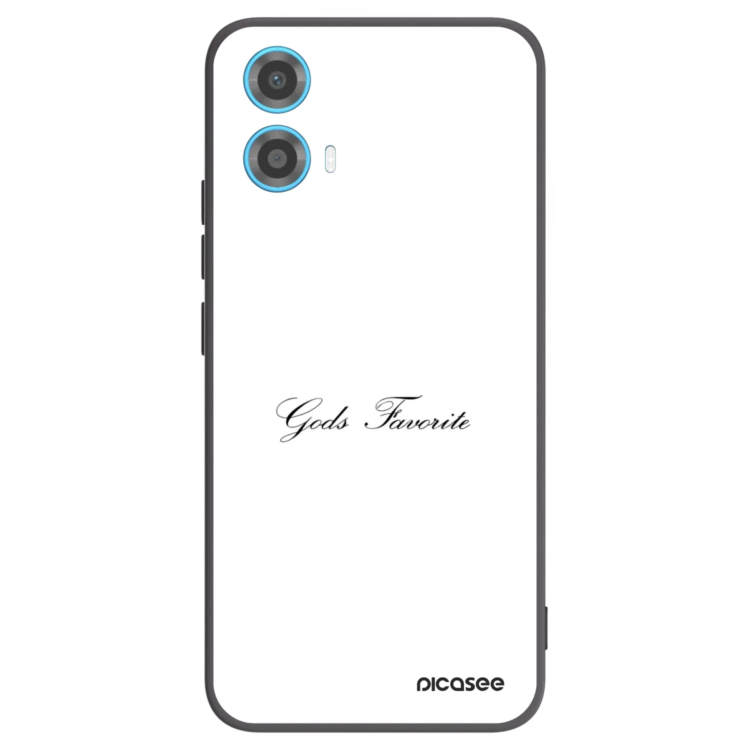 Picasee silikonowe czarne etui na Motorola Moto G34 5G - Gods Favorite