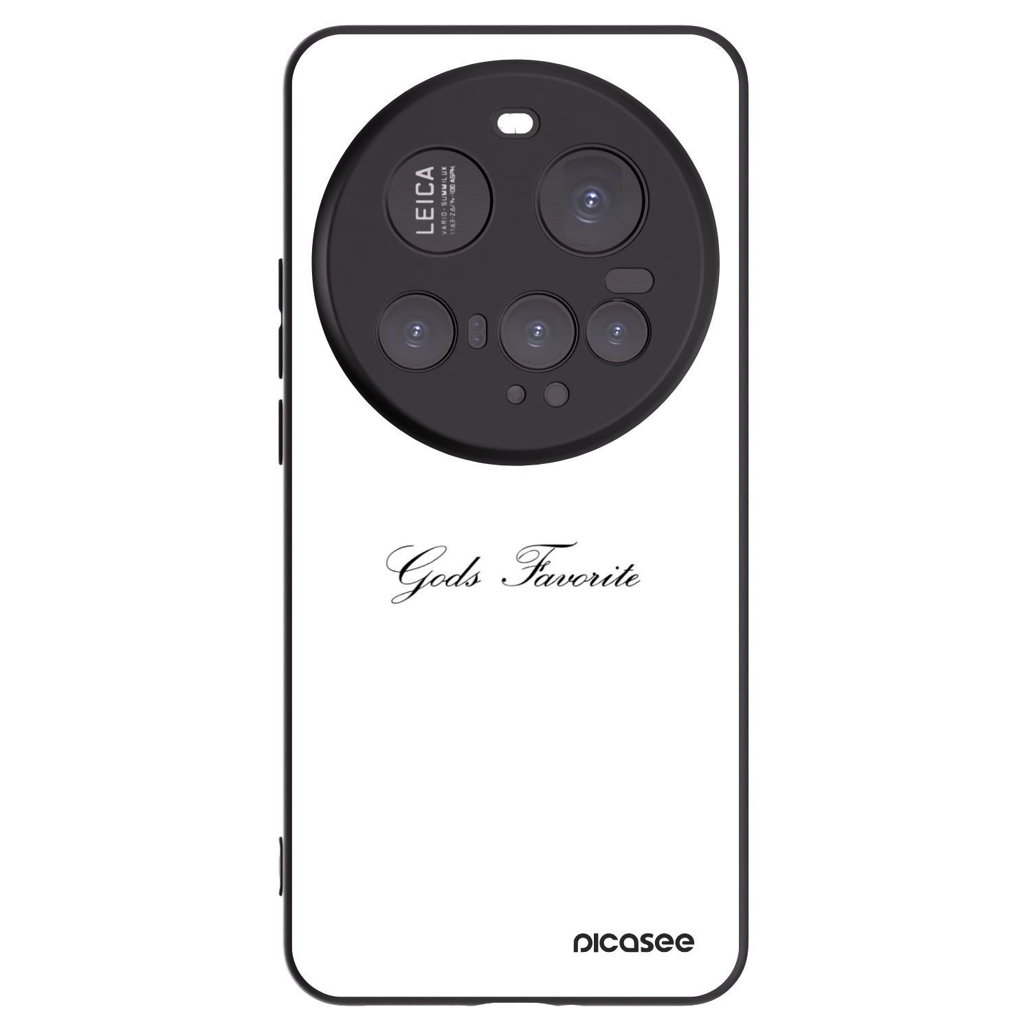 Picasee silikonowe czarne etui na Xiaomi 15 Ultra - Gods Favorite