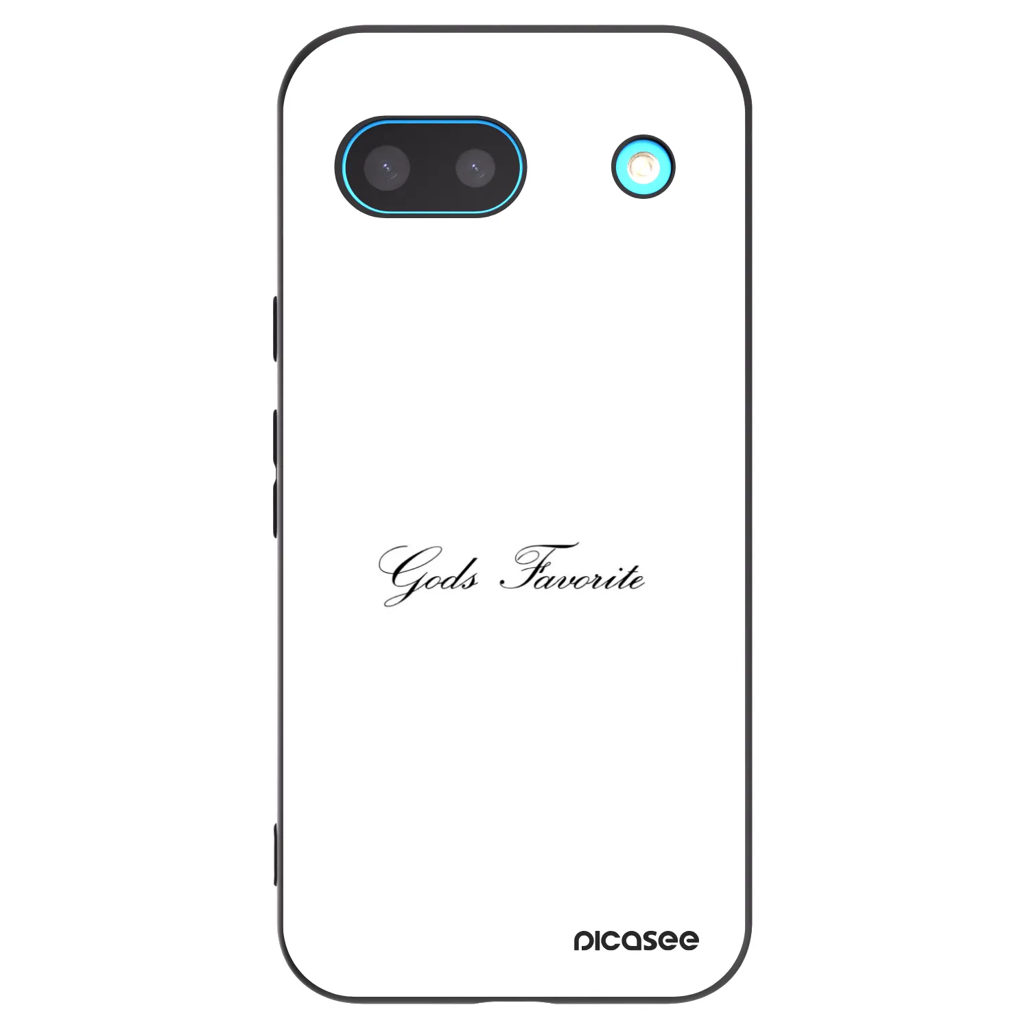 Picasee silikonowe czarne etui na Google Pixel 8a - Gods Favorite