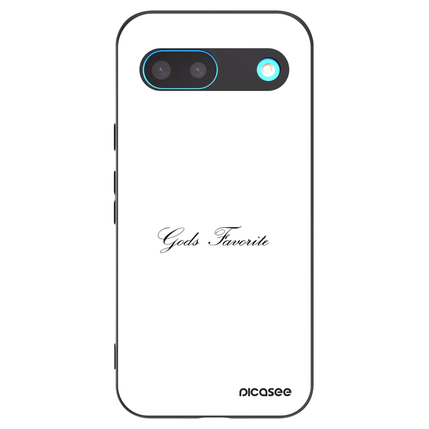 Picasee silikonowe czarne etui na Google Pixel 8 - Gods Favorite