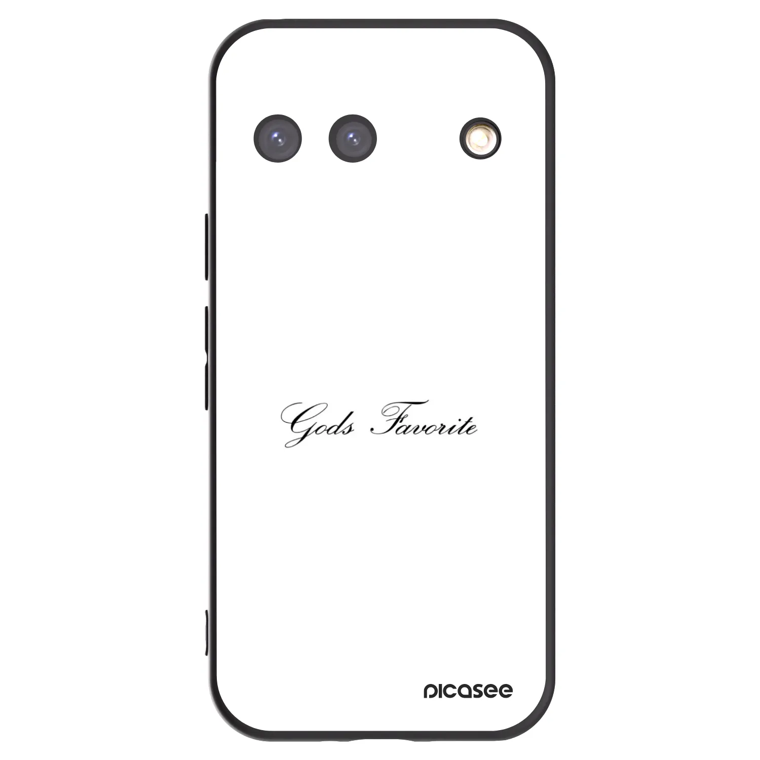 Picasee silikonowe czarne etui na Google Pixel 9 - Gods Favorite