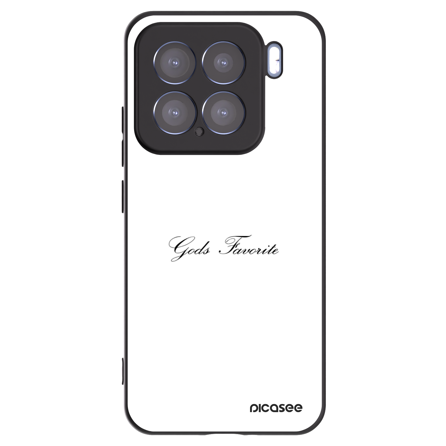 Picasee silikonowe czarne etui na Xiaomi 15 - Gods Favorite