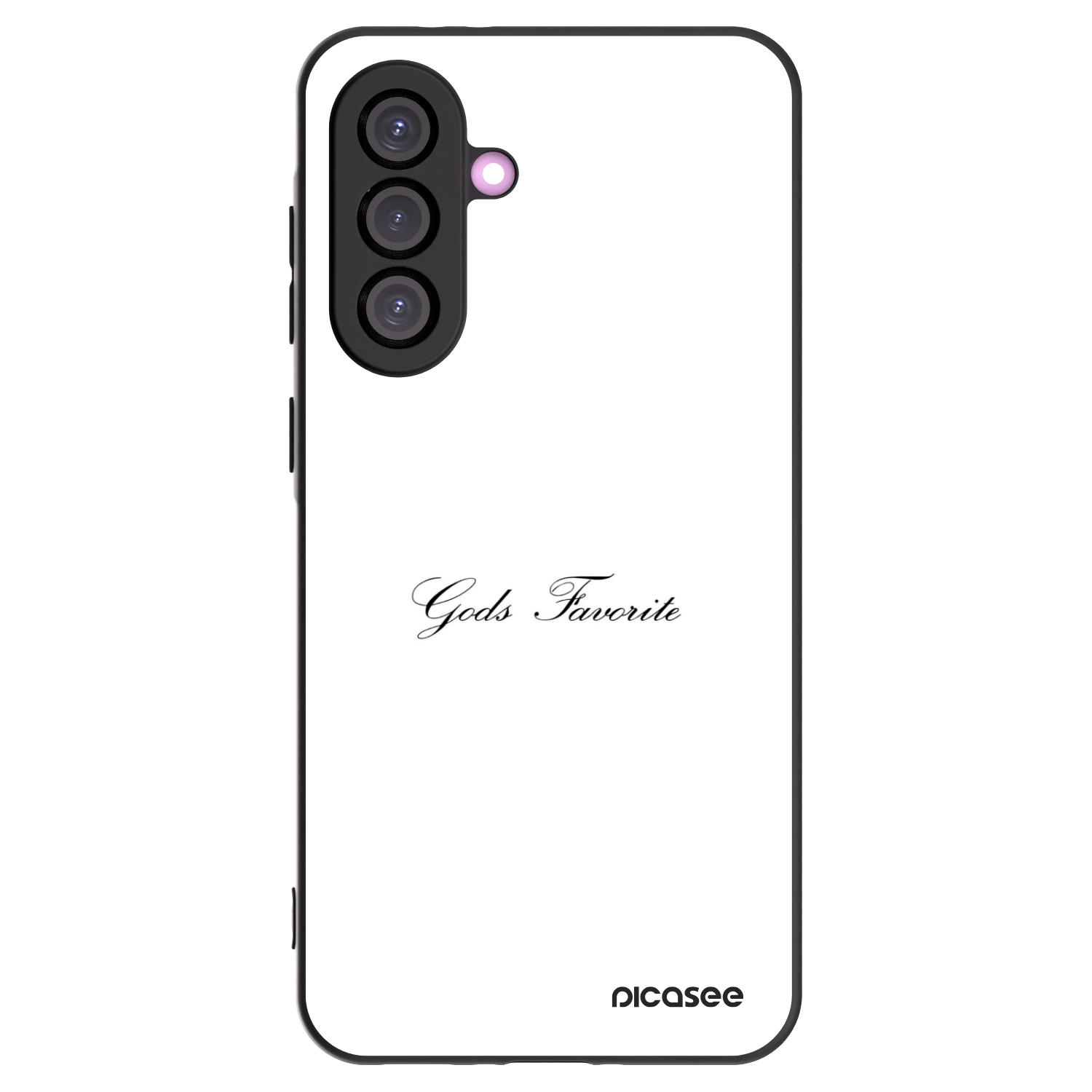 Picasee silikonowe czarne etui na Samsung Galaxy A36 5G - Gods Favorite