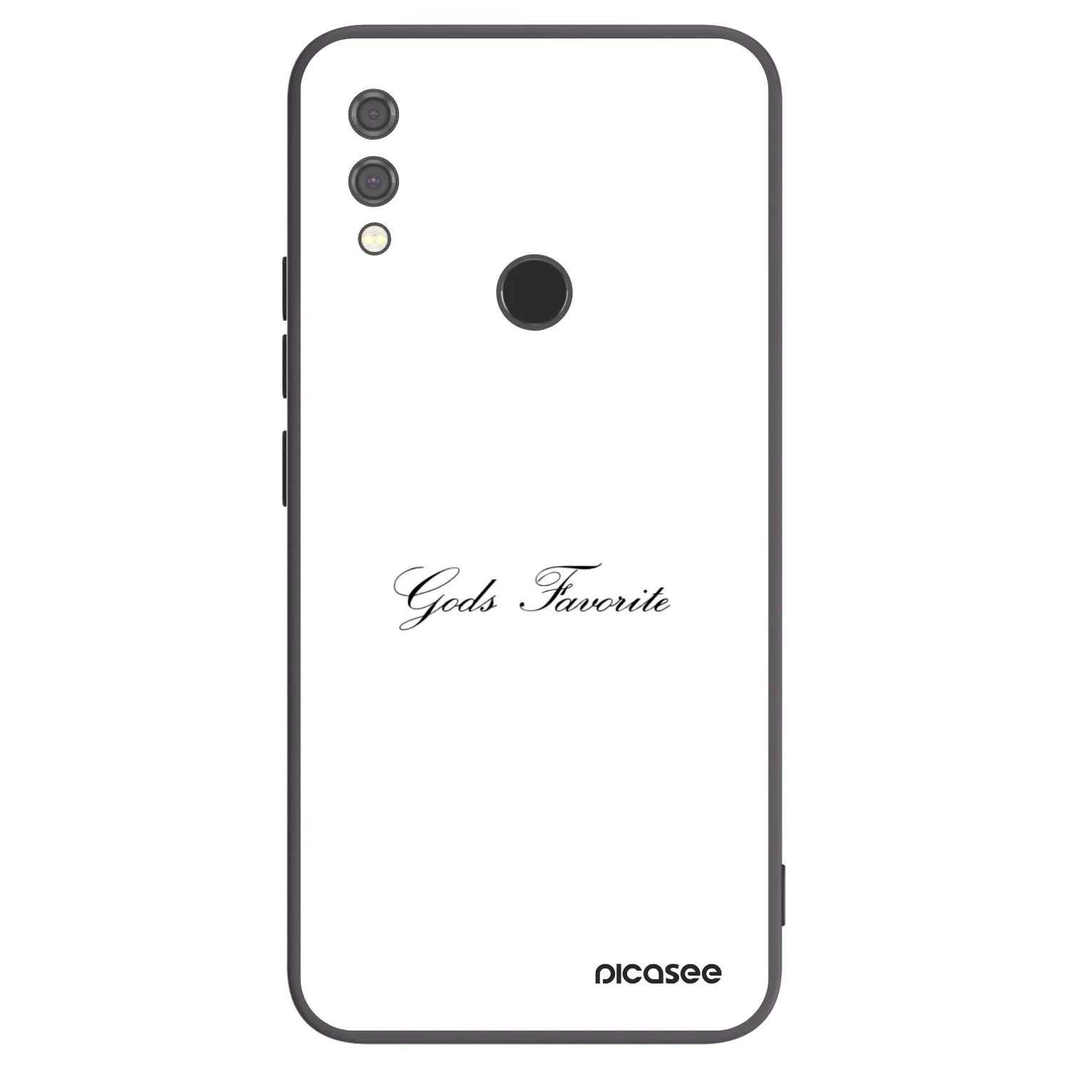Picasee silikonowe czarne etui na Xiaomi Redmi Note 7 - Gods Favorite