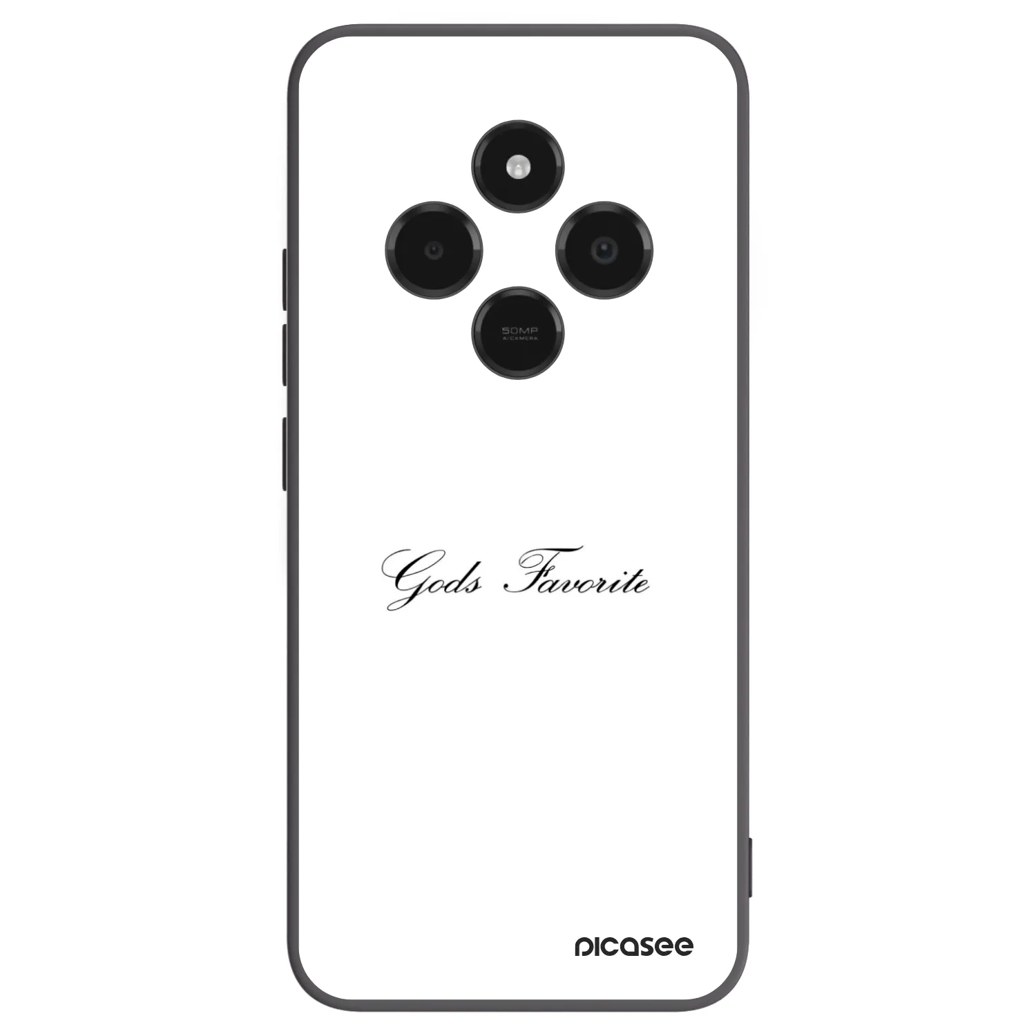Picasee silikonowe czarne etui na Xiaomi Poco C75 - Gods Favorite