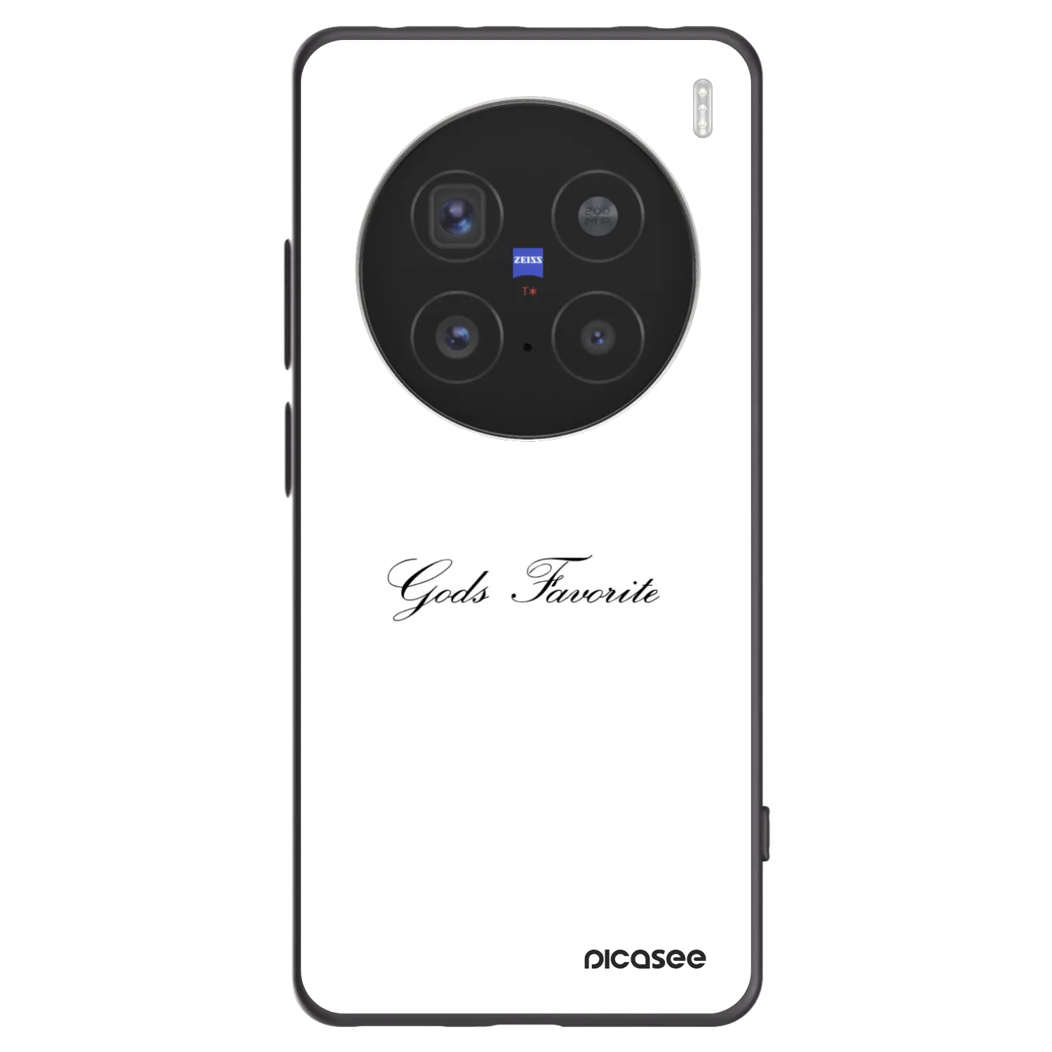 Picasee silikonowe czarne etui na Vivo X200 Pro - Gods Favorite