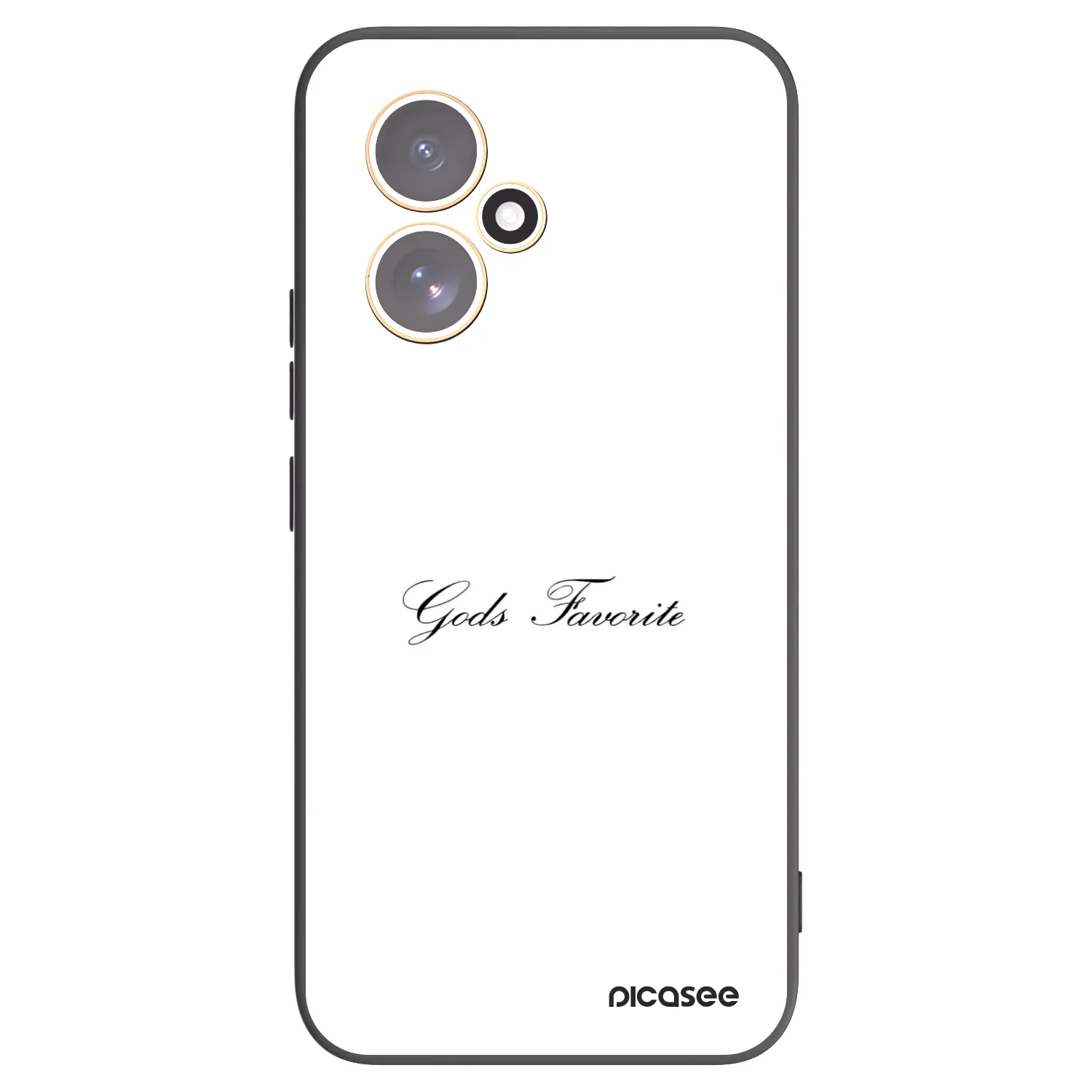 Picasee silikonowe czarne etui na Honor 400 5G - Gods Favorite