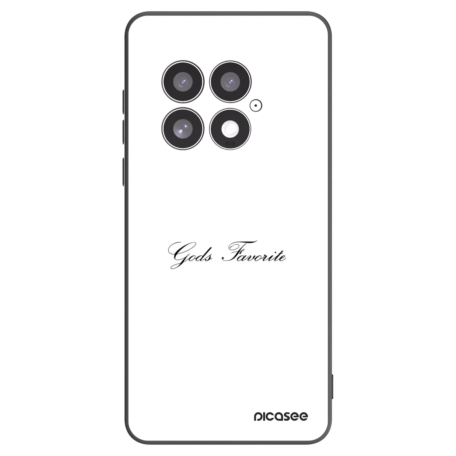 Picasee silikonowe czarne etui na OnePlus 13 5G - Gods Favorite