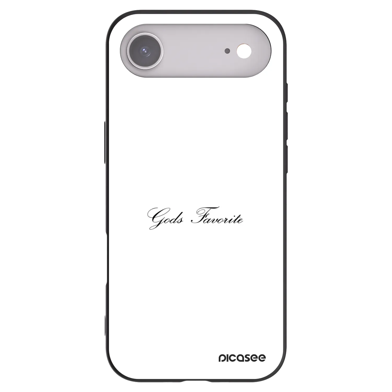 Picasee silikonowe czarne etui na Apple iPhone Air - Gods Favorite