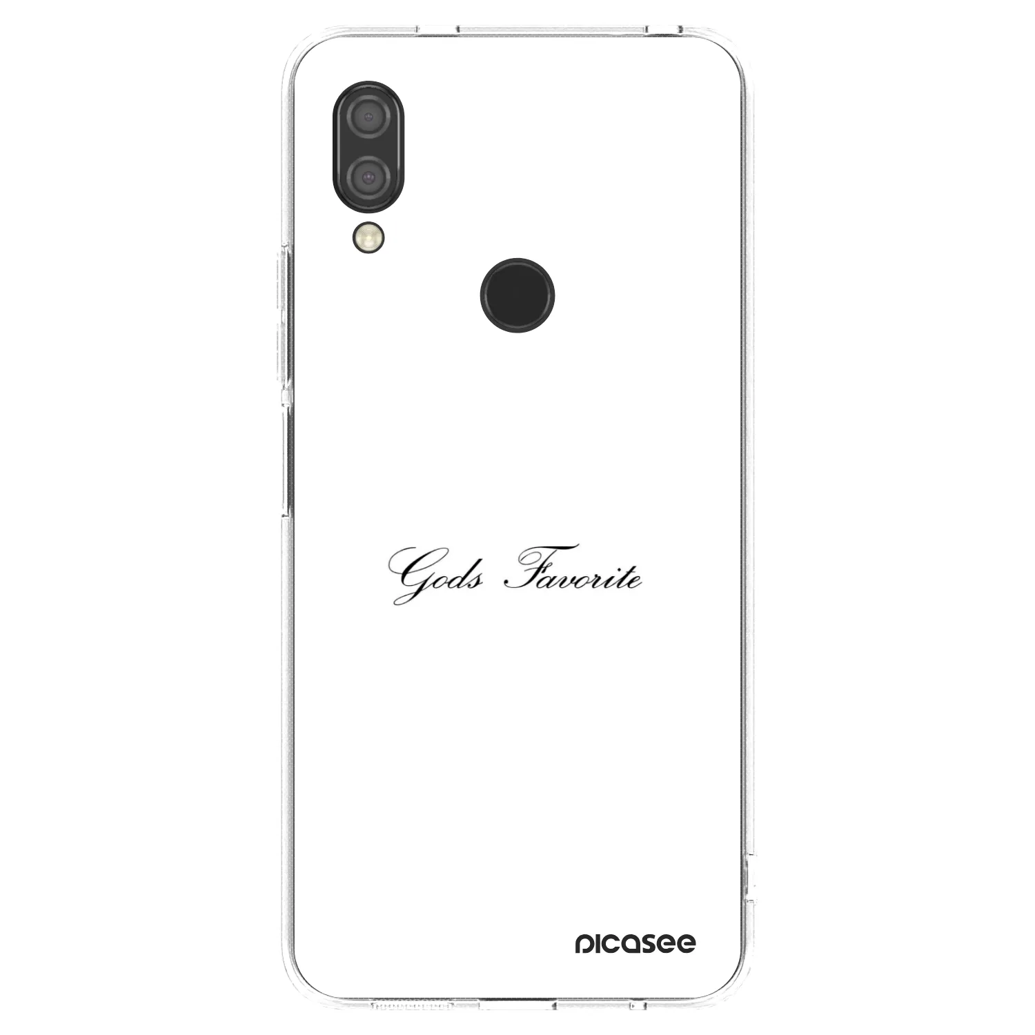 Picasee silikonowe przeźroczyste etui na Xiaomi Redmi 7 - Gods Favorite