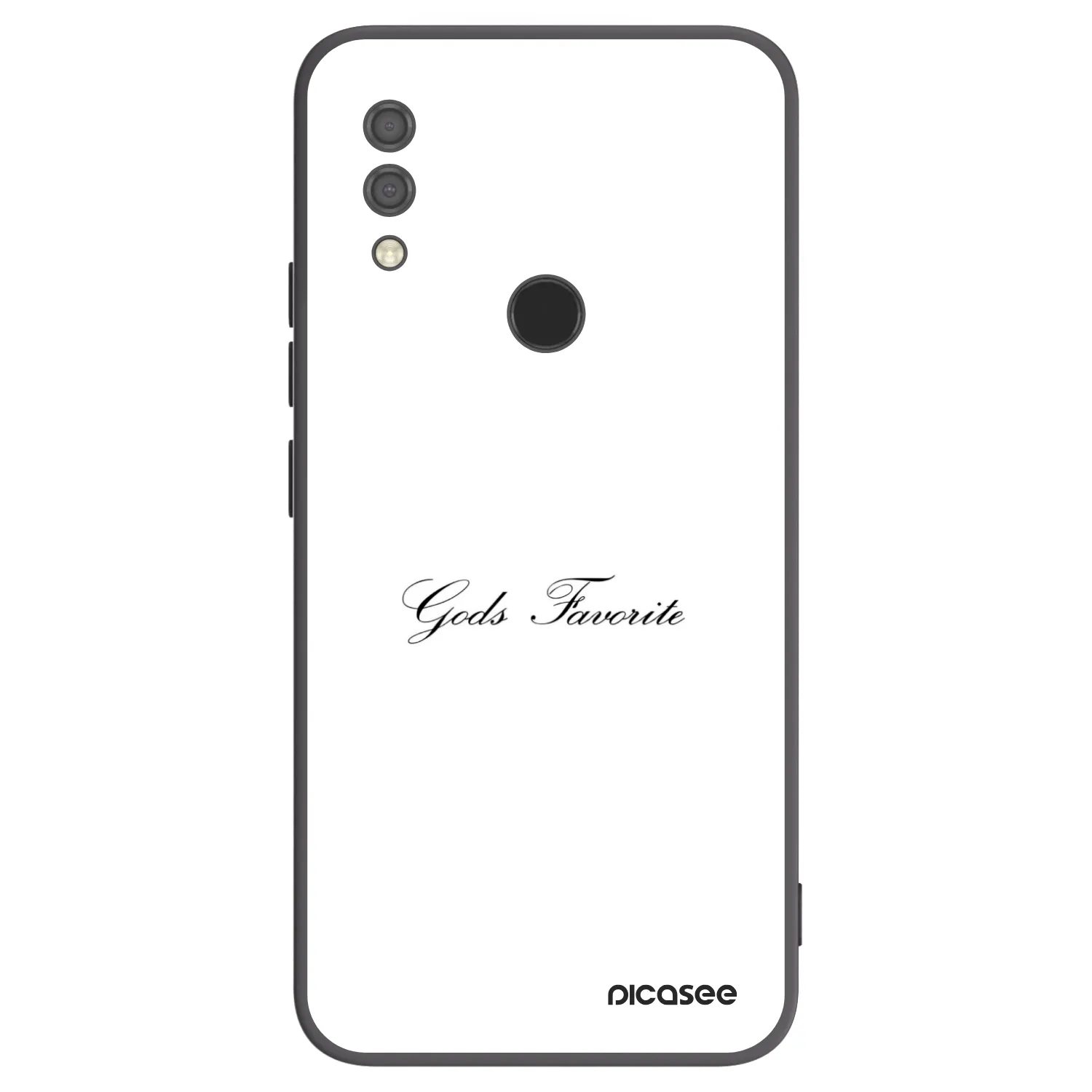 Picasee silikonowe czarne etui na Xiaomi Redmi 7 - Gods Favorite