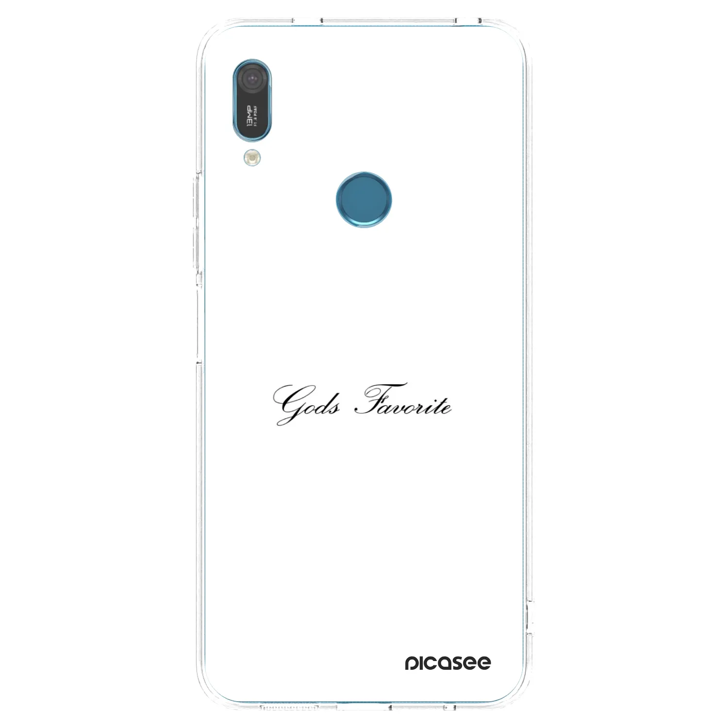 Picasee silikonowe przeźroczyste etui na Huawei Y6 2019 - Gods Favorite
