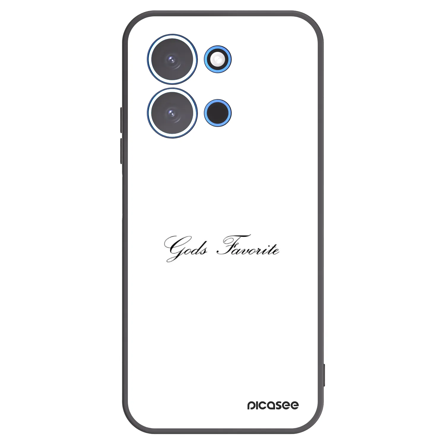 Picasee silikonowe czarne etui na Xiaomi Redmi 15C 4G - Gods Favorite