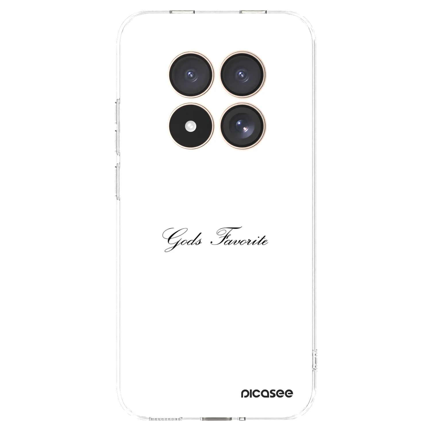 Picasee silikonowe przeźroczyste etui na Xiaomi Redmi Note 15 Pro 4G - Gods Favorite