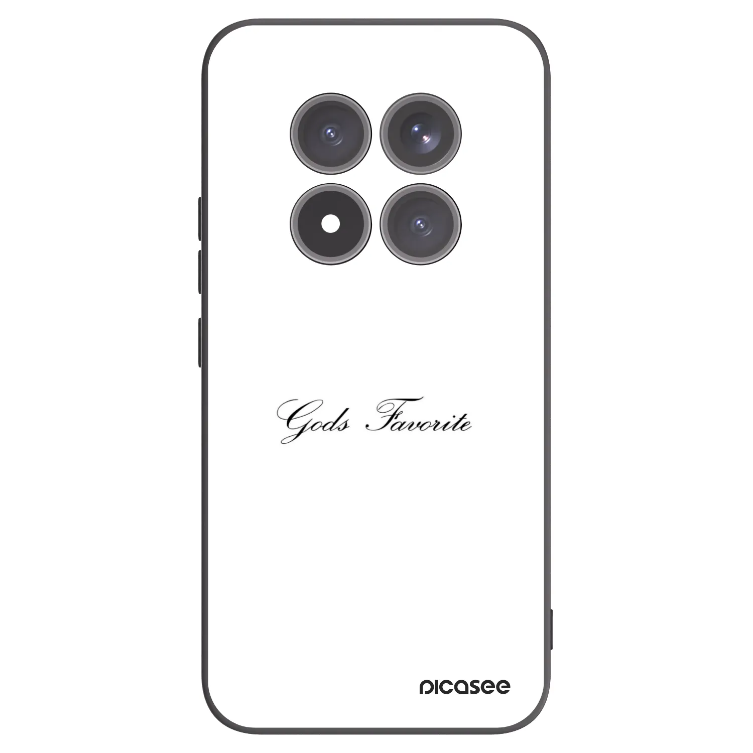 Picasee silikonowe czarne etui na Xiaomi Redmi Note 15 Pro+ - Gods Favorite