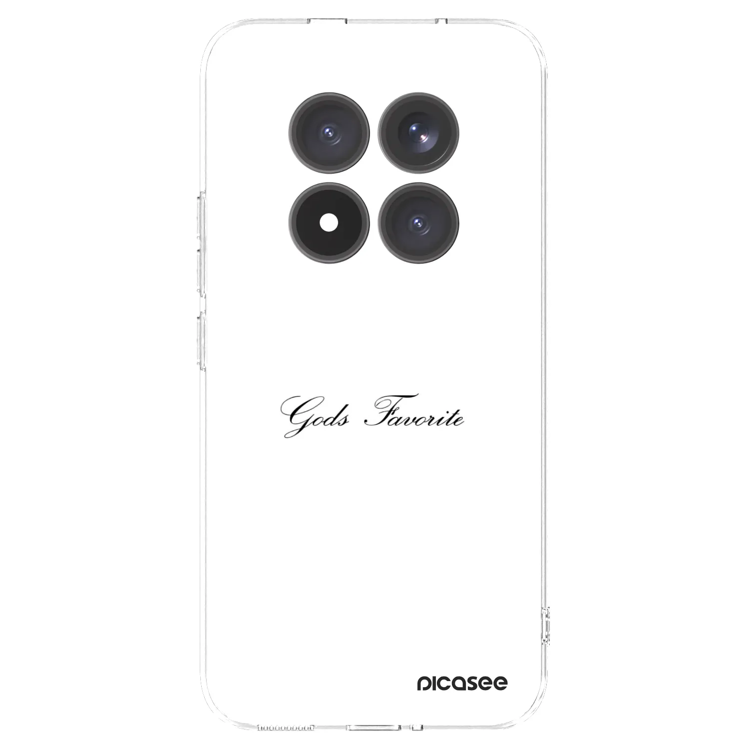 Picasee silikonowe przeźroczyste etui na Xiaomi Redmi Note 15 Pro+ - Gods Favorite