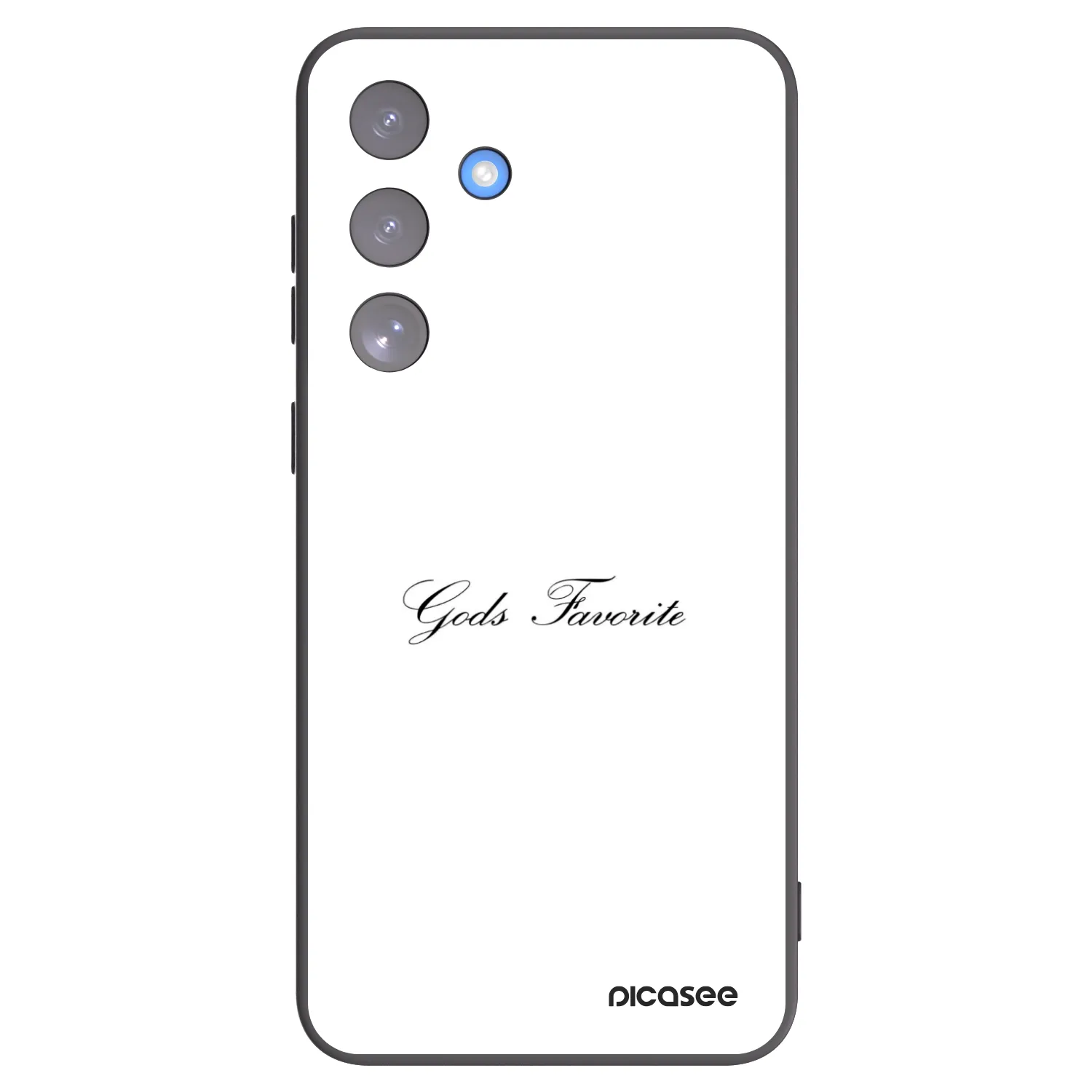 Picasee silikonowe czarne etui na Samsung Galaxy S25 FE 5G - Gods Favorite