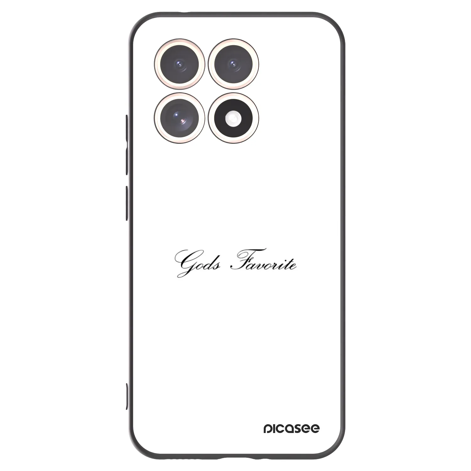 Picasee silikonowe czarne etui na Xiaomi 15T - Gods Favorite