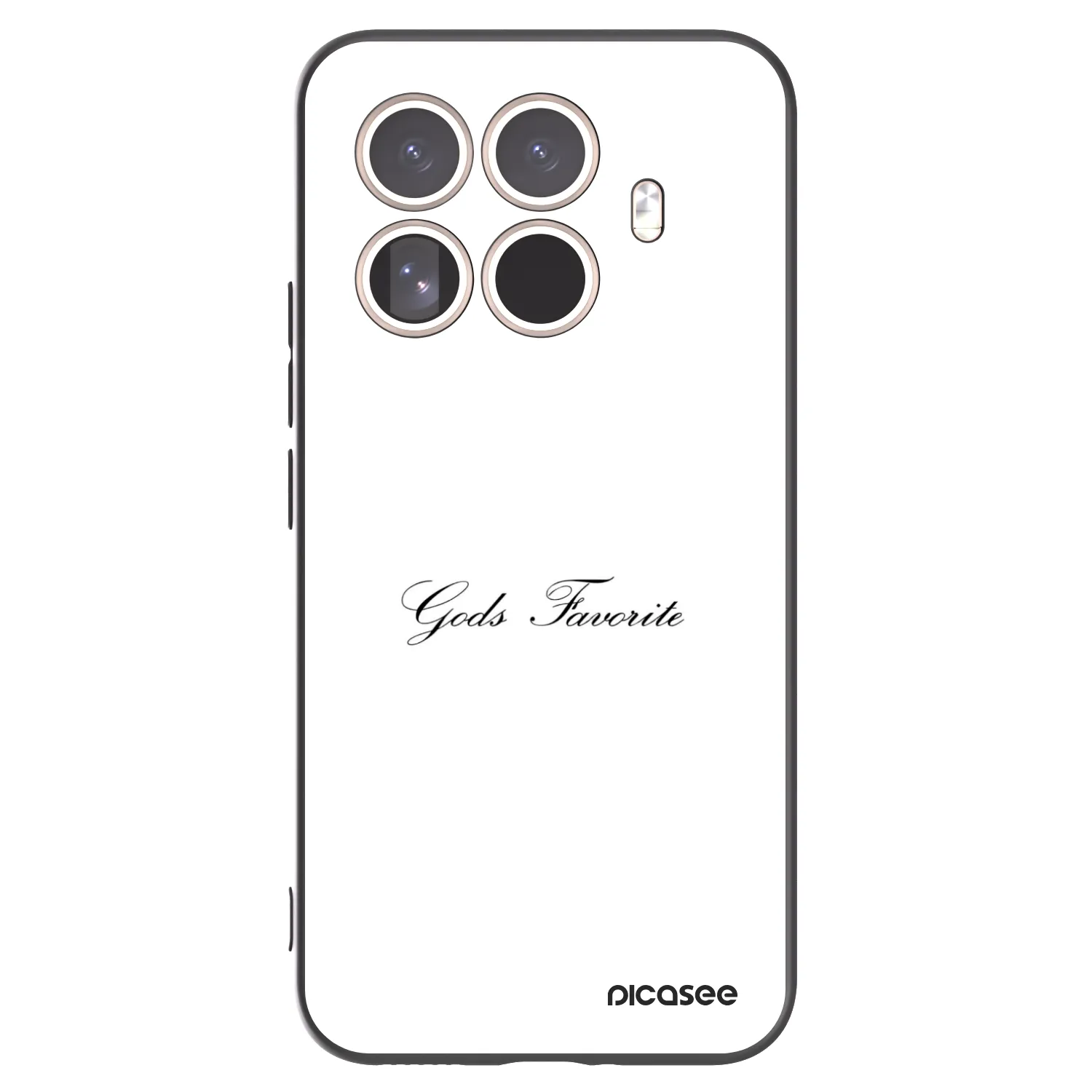 Picasee silikonowe czarne etui na Xiaomi 15T Pro - Gods Favorite