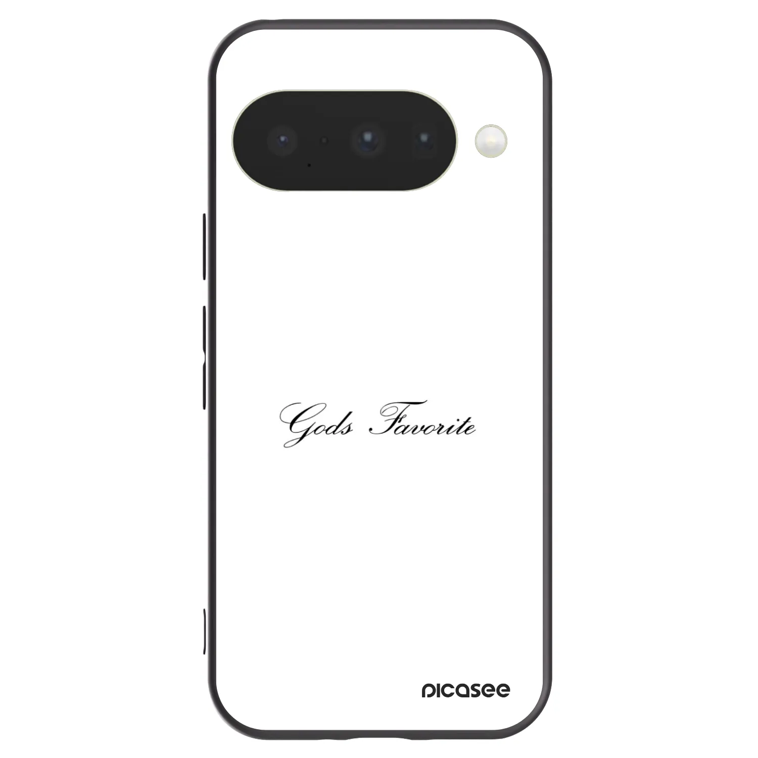 Picasee silikonowe czarne etui na Google Pixel 10 - Gods Favorite