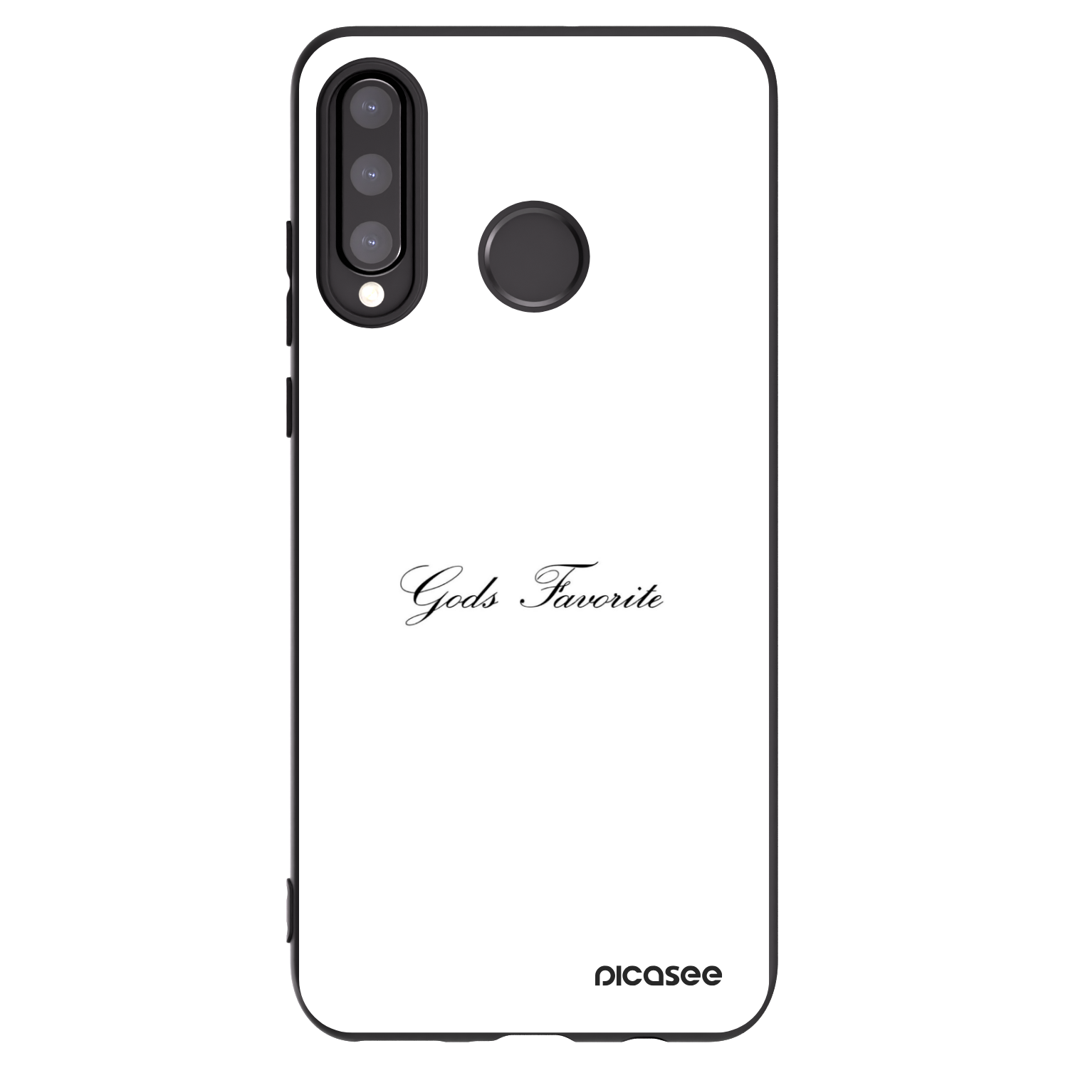 Picasee silikonowe czarne etui na Huawei P30 Lite - Gods Favorite