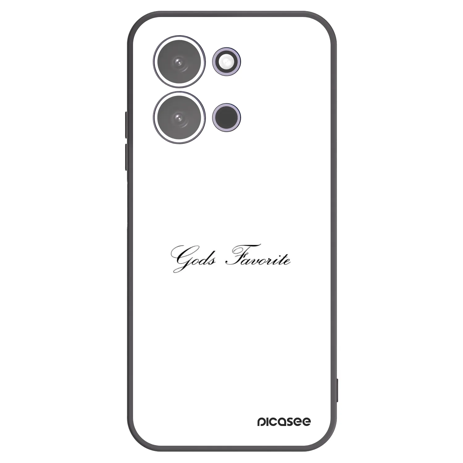 Picasee silikonowe czarne etui na Xiaomi Redmi 15C 5G - Gods Favorite