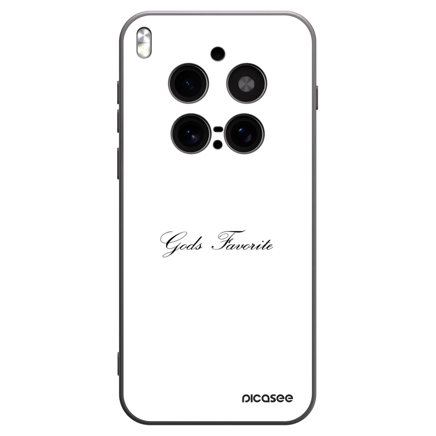 Picasee silikonowe czarne etui na Vivo X300 Pro - Gods Favorite