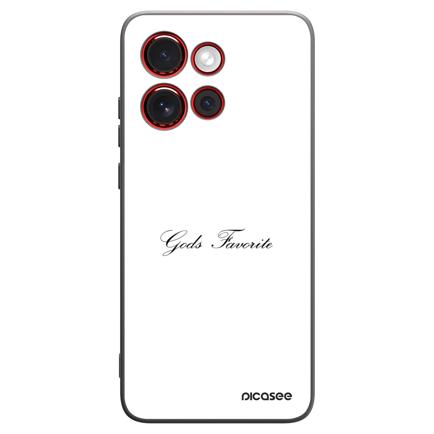 Picasee silikonowe czarne etui na Motorola Edge 60 Neo 5G - Gods Favorite