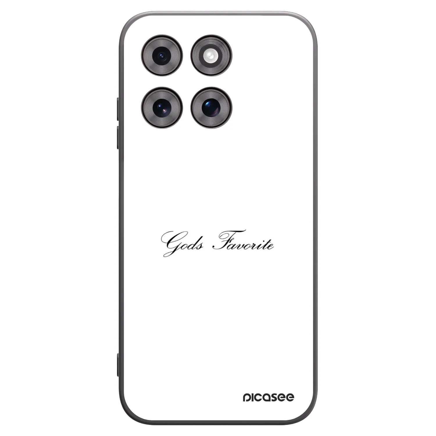 Picasee silikonowe czarne etui na Motorola Moto G77 - Gods Favorite