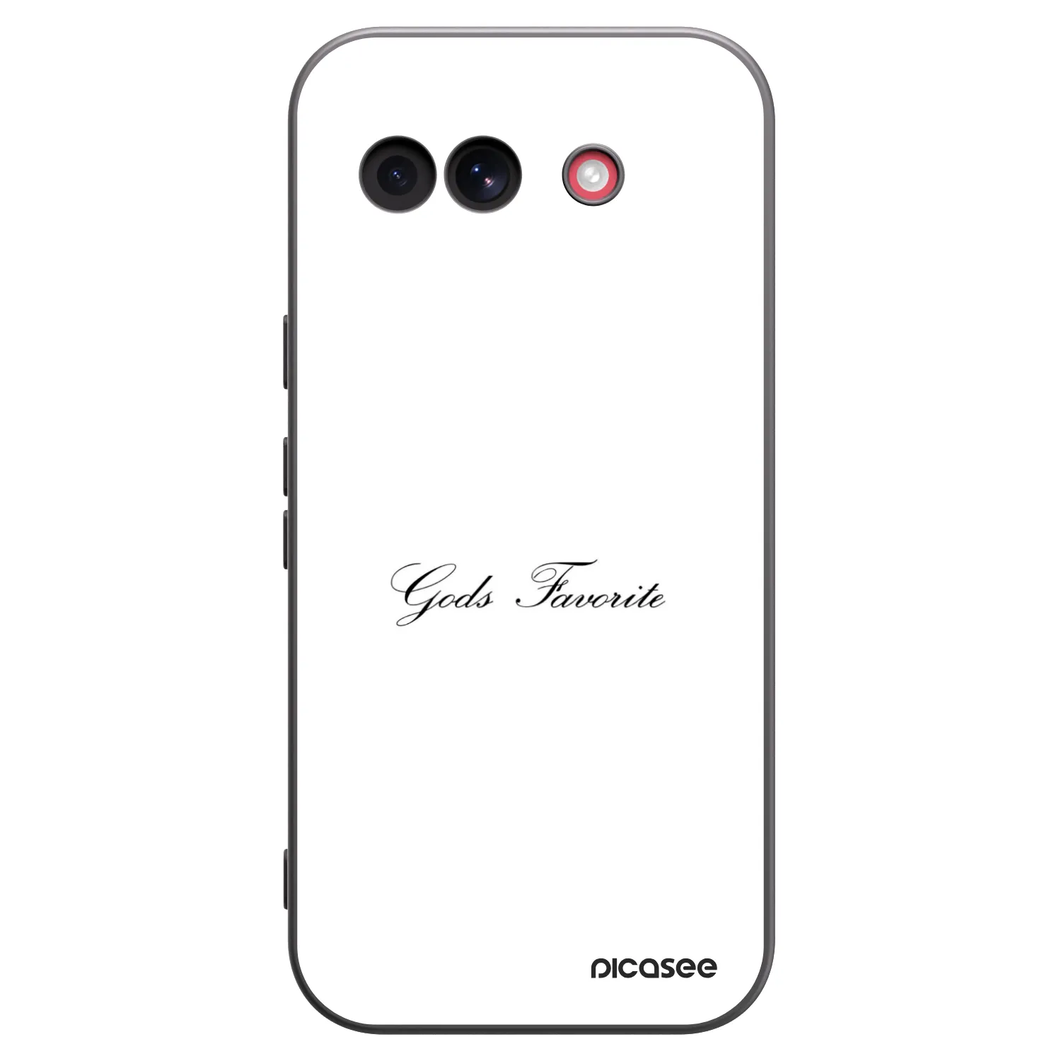 Picasee silikonowe czarne etui na Google Pixel 10a - Gods Favorite