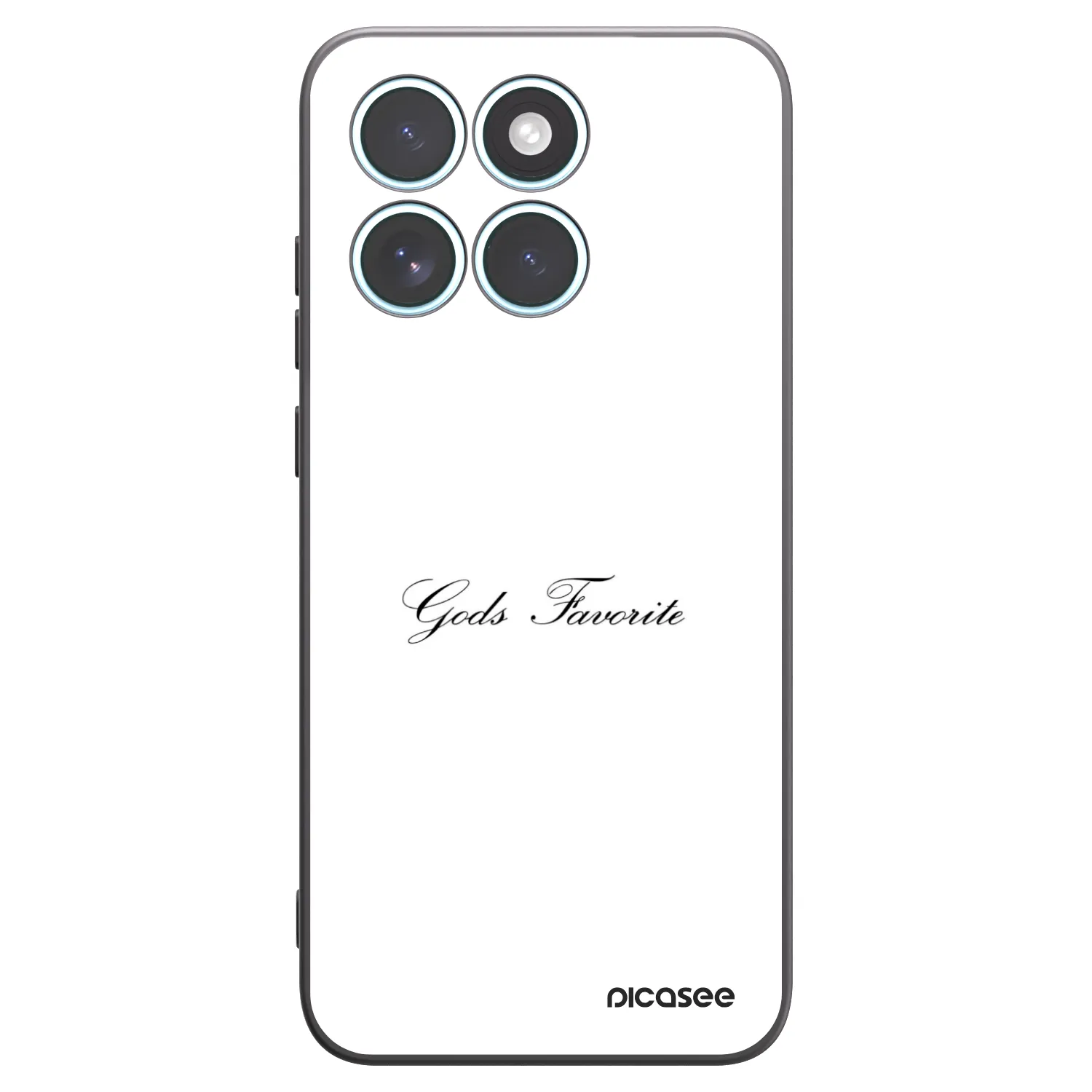 Picasee silikonowe czarne etui na Motorola Edge 70 Fusion - Gods Favorite
