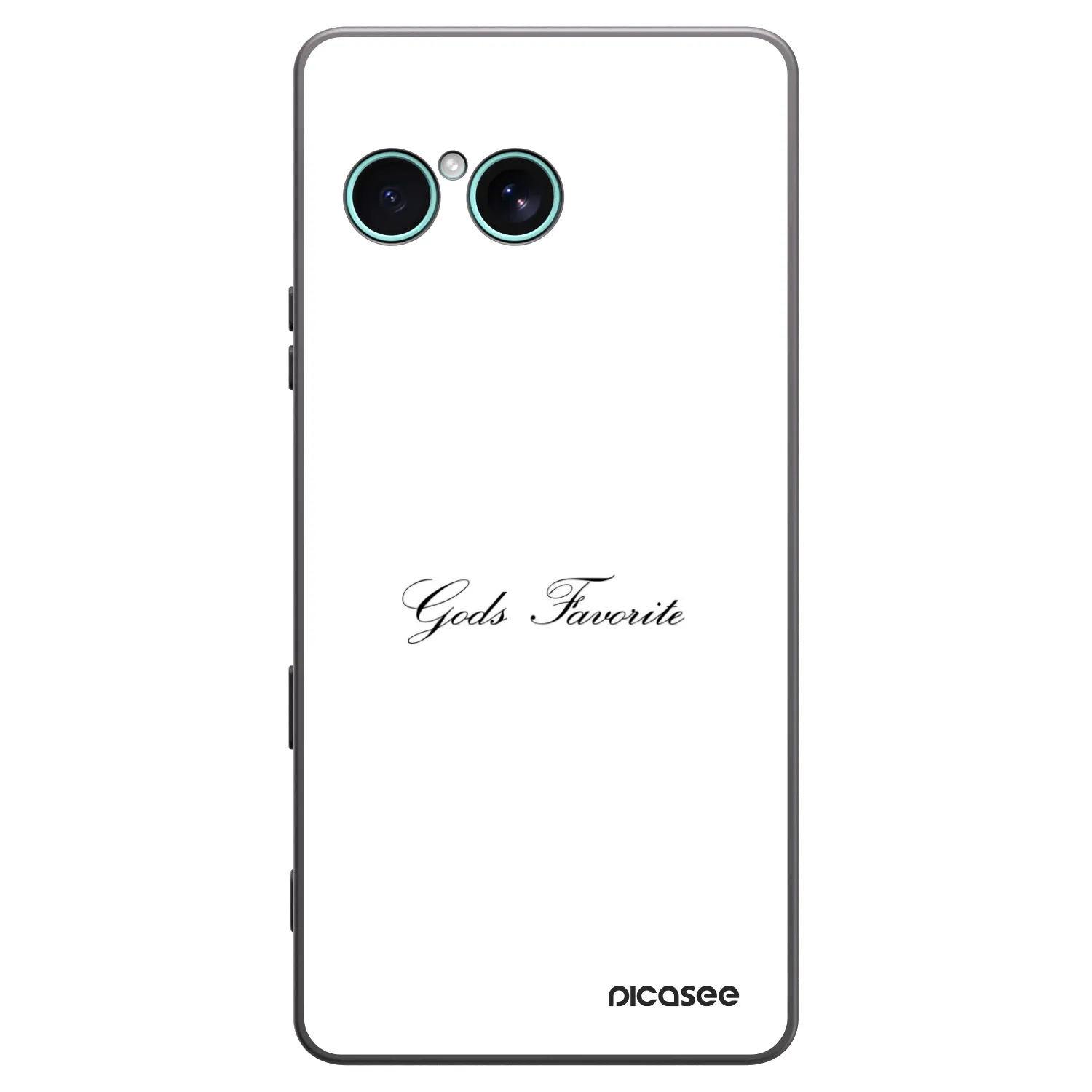 Picasee silikonowe czarne etui na Sony Xperia 10 VII - Gods Favorite