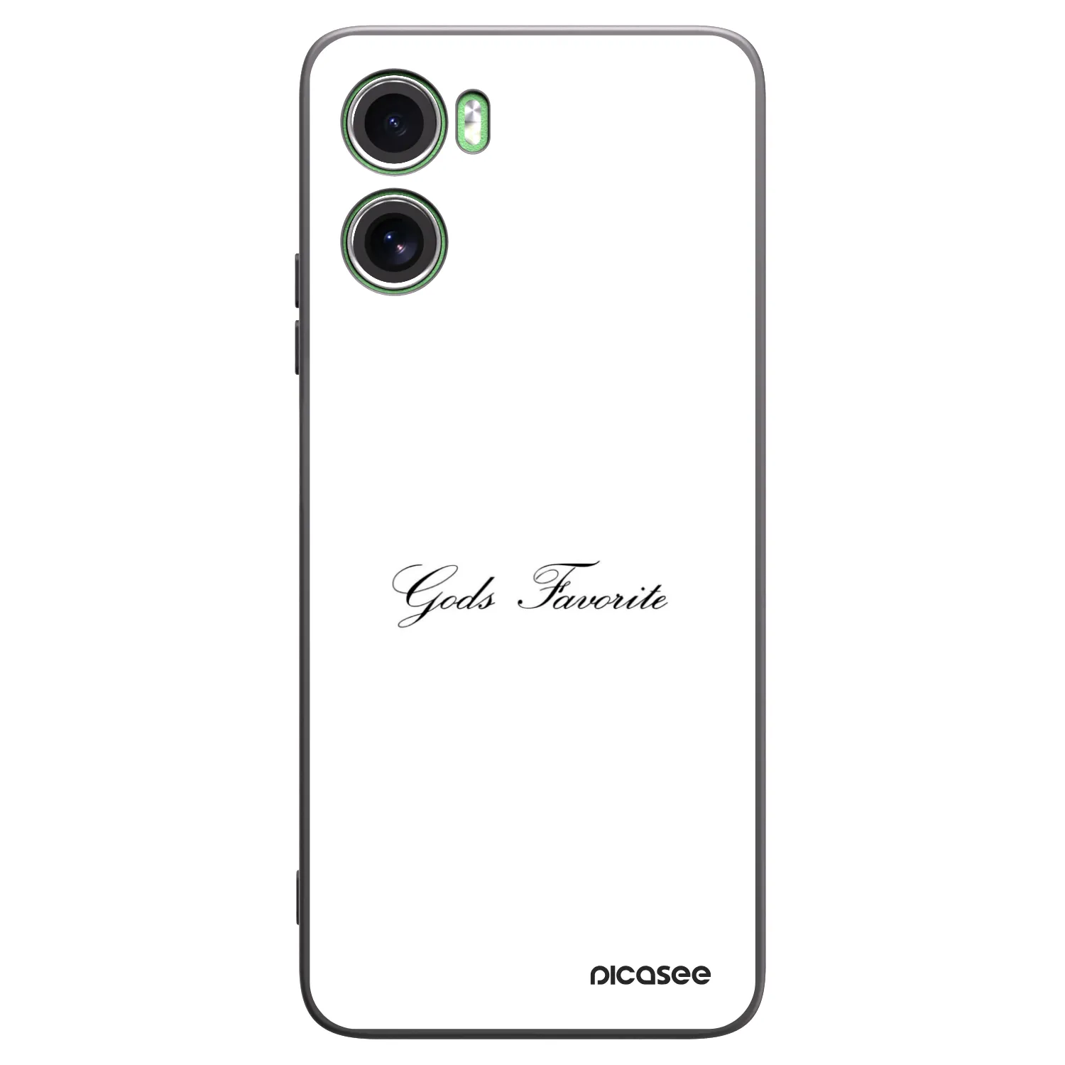 Picasee silikonowe czarne etui na Motorola Moto G06 - Gods Favorite