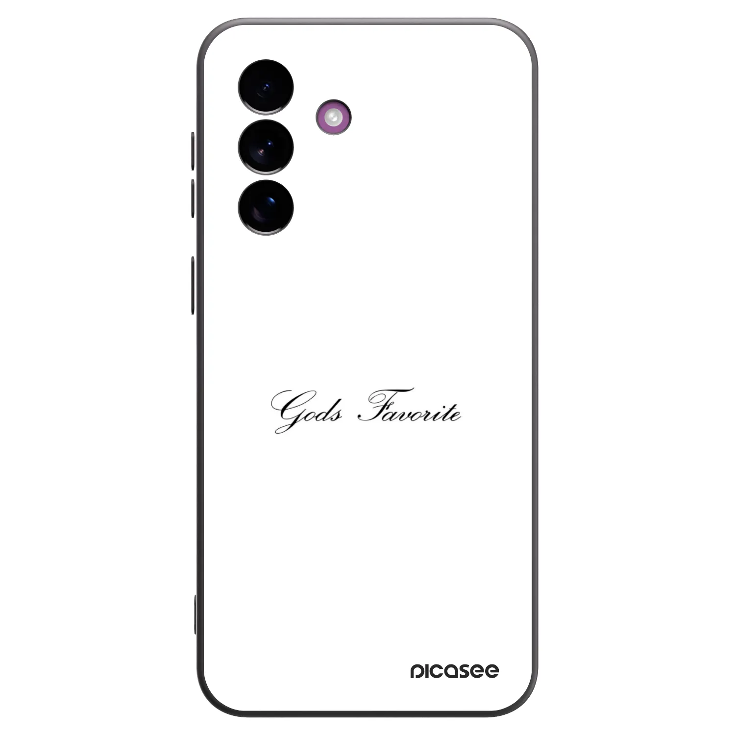 Picasee silikonowe czarne etui na Samsung Galaxy A37 - Gods Favorite