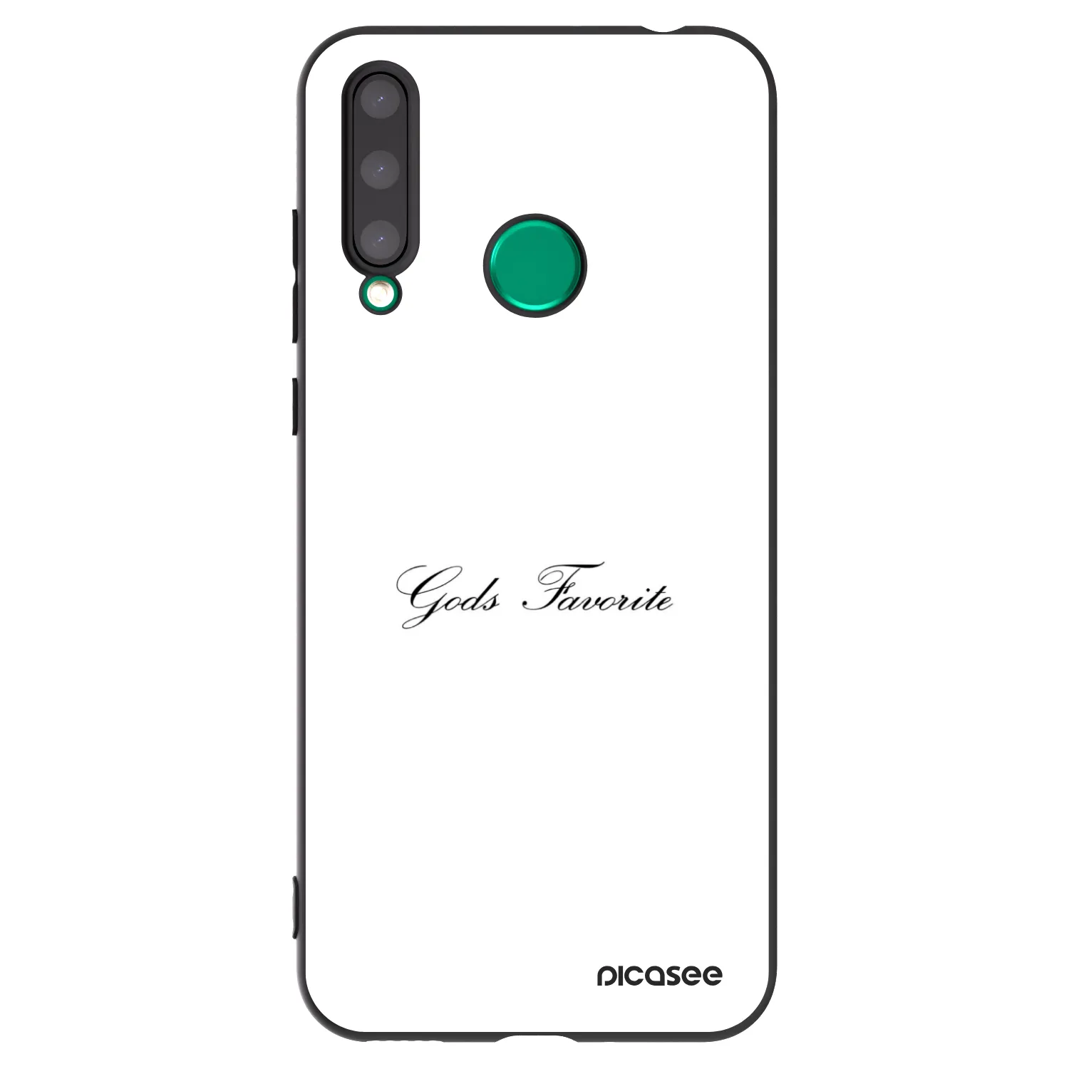 Picasee silikonowe czarne etui na Honor 20 Lite - Gods Favorite