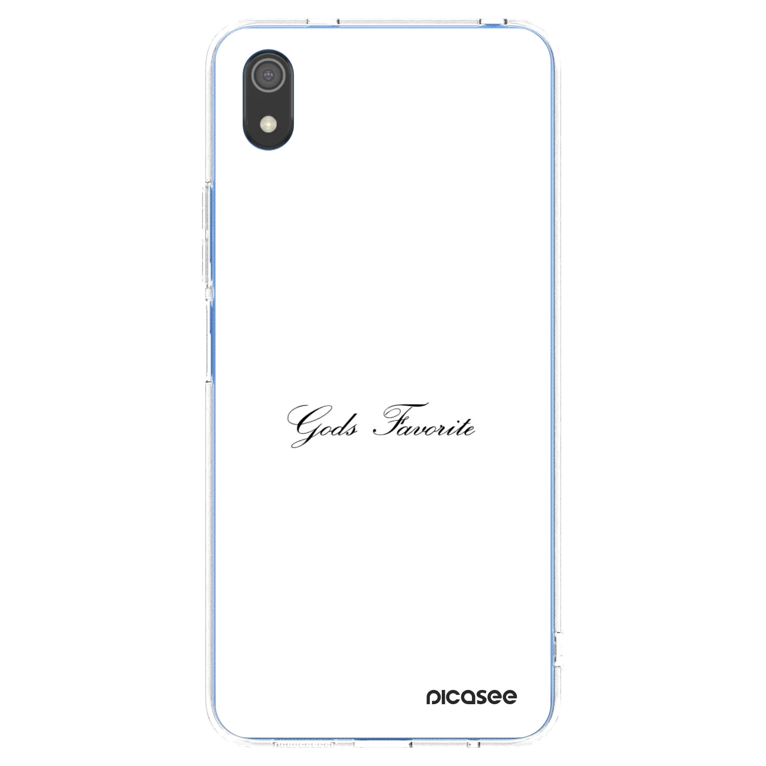 Picasee silikonowe przeźroczyste etui na Xiaomi Redmi 7A - Gods Favorite